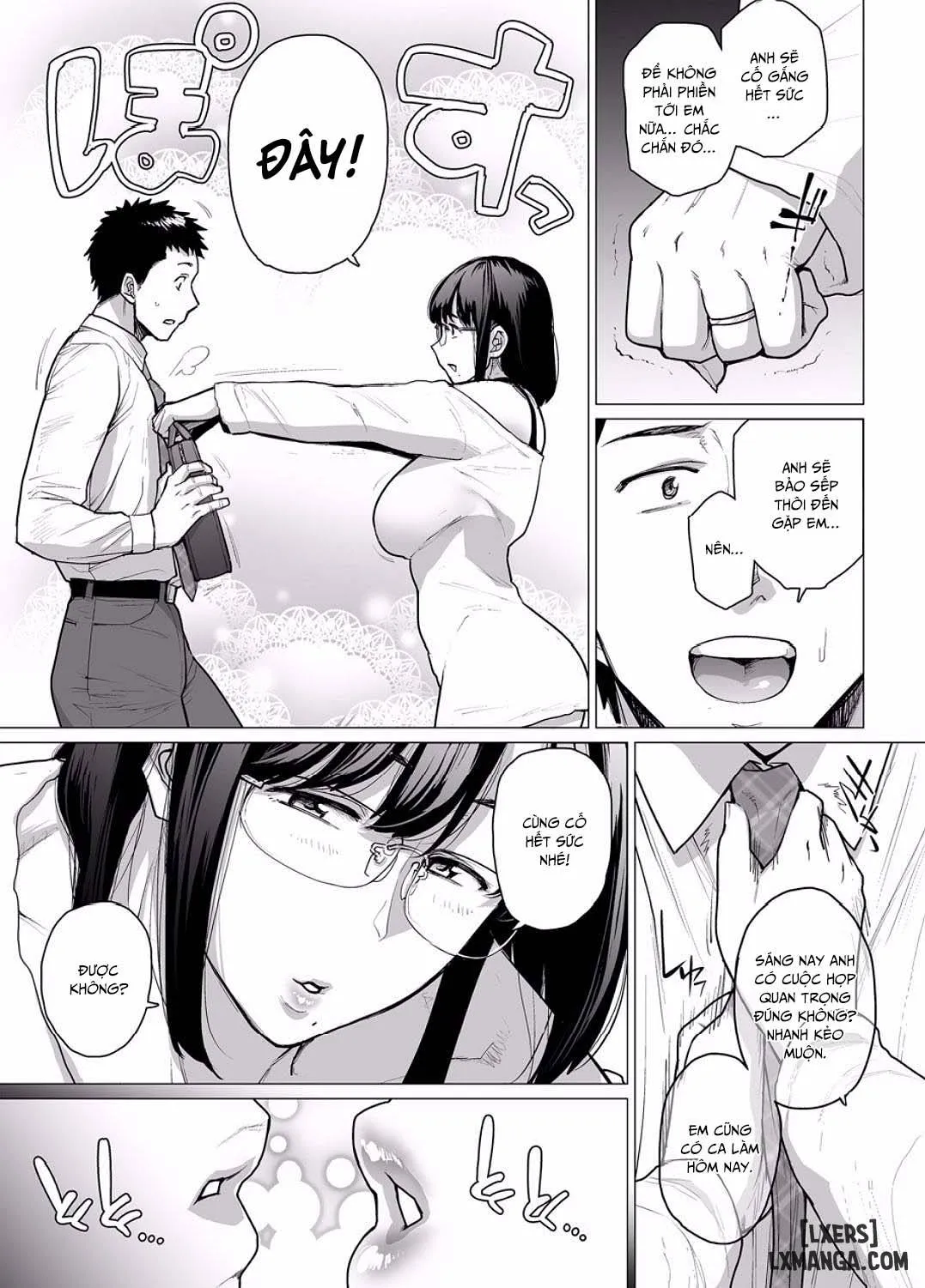 HentaiVN.net - Ảnh 4 - Sự hy sinh của Người vợ [Somerare - Mizu Yari] - Chương 3