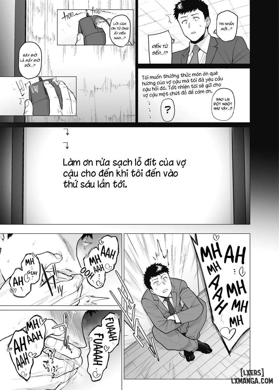 HentaiVN.net - Ảnh 8 - Sự hy sinh của Người vợ [Somerare - Mizu Yari] - Chương 5