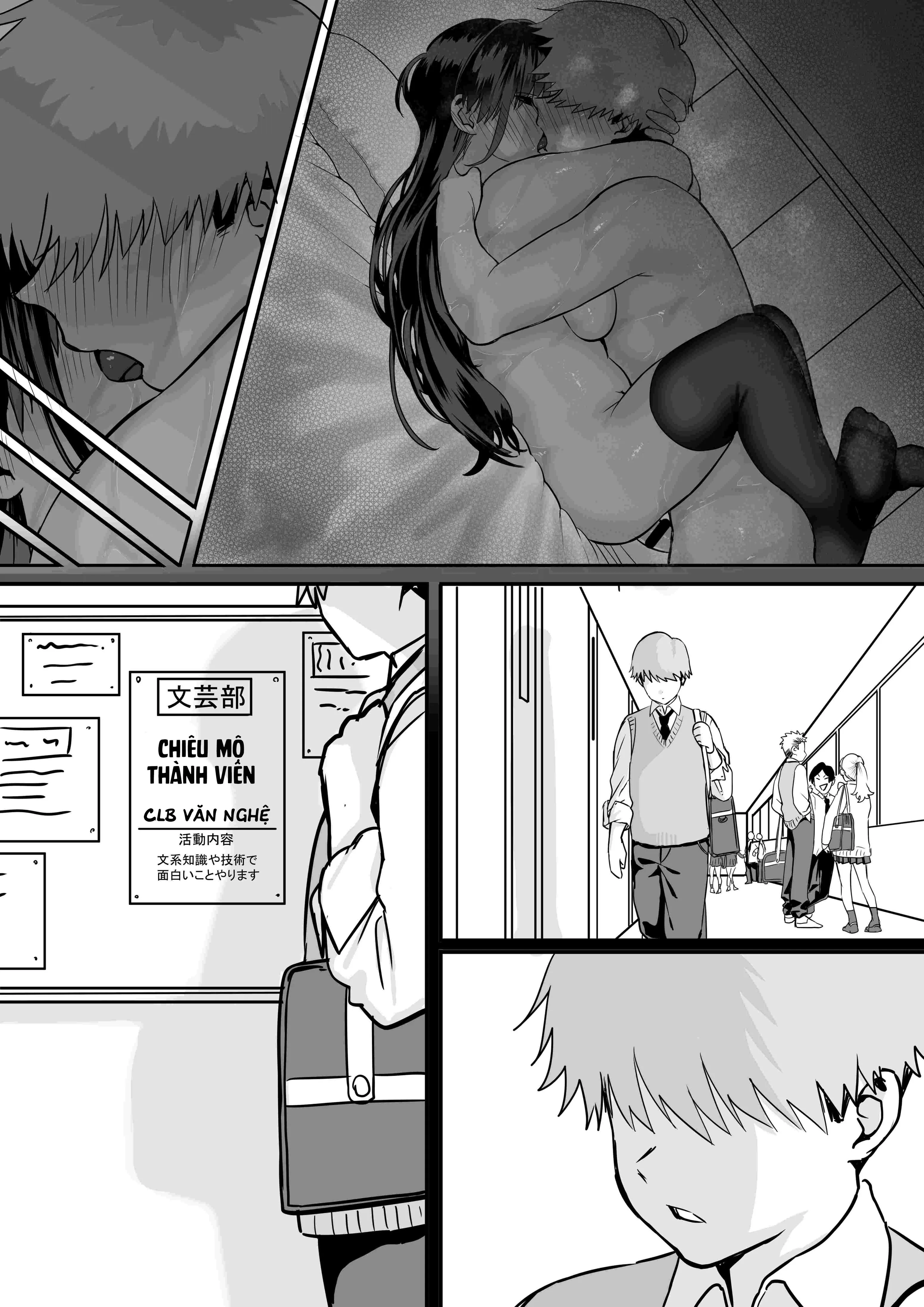 HentaiVN.net - Ảnh 16 - Tiến thoái lưỡng nan của sẻ chia tình yêu [板 挟 み な 分 か ち 愛, Itabasami na Wakachi Ai] - Chap 3.2