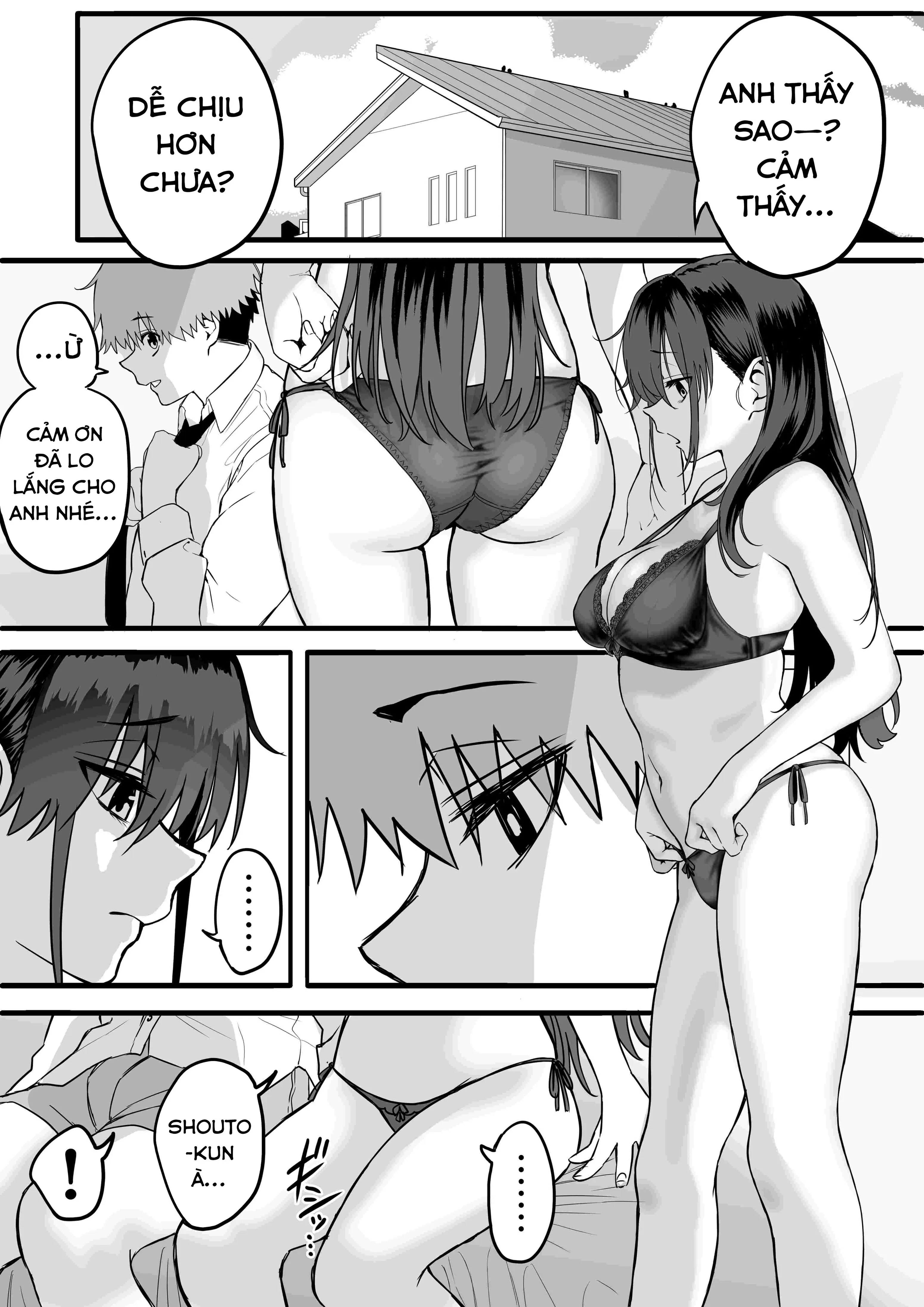 HentaiVN.net - Ảnh 20 - Tiến thoái lưỡng nan của sẻ chia tình yêu [板 挟 み な 分 か ち 愛, Itabasami na Wakachi Ai] - Chap 3.2