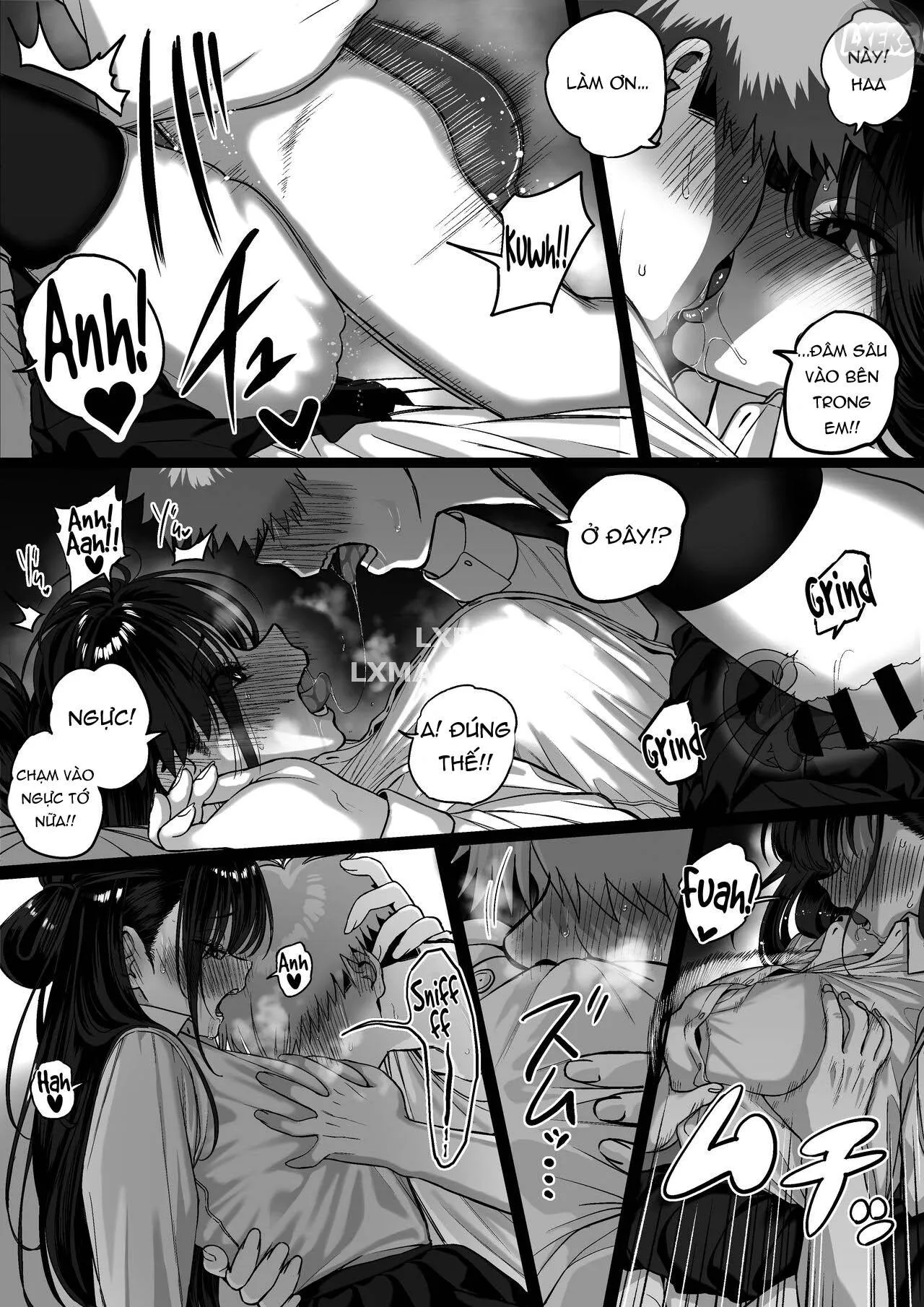 HentaiVN.net - Ảnh 32 - Tiến thoái lưỡng nan của sẻ chia tình yêu [板 挟 み な 分 か ち 愛, Itabasami na Wakachi Ai] - Chap 4