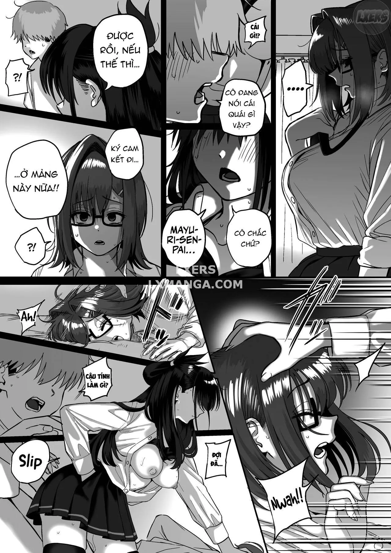 HentaiVN.net - Ảnh 45 - Tiến thoái lưỡng nan của sẻ chia tình yêu [板 挟 み な 分 か ち 愛, Itabasami na Wakachi Ai] - Chap 4