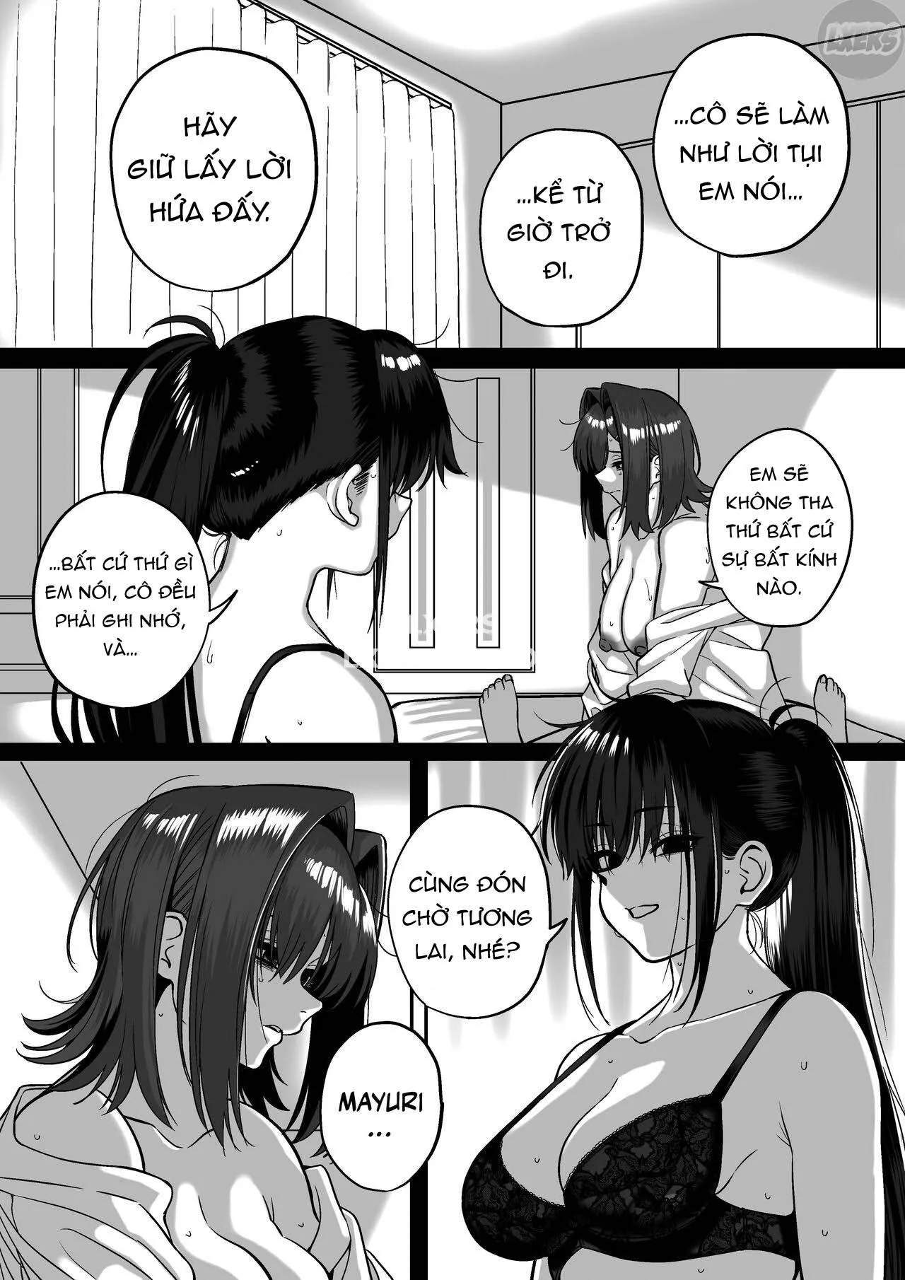 HentaiVN.net - Ảnh 74 - Tiến thoái lưỡng nan của sẻ chia tình yêu [板 挟 み な 分 か ち 愛, Itabasami na Wakachi Ai] - Chap 4