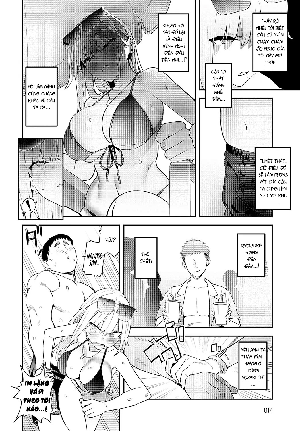 HentaiVN.net - Ảnh 4 - Người đẹp và Quái vật P3 (version cô nàng Gyaru và anh chàng Otaku đáng ghê tởm) - Oneshot
