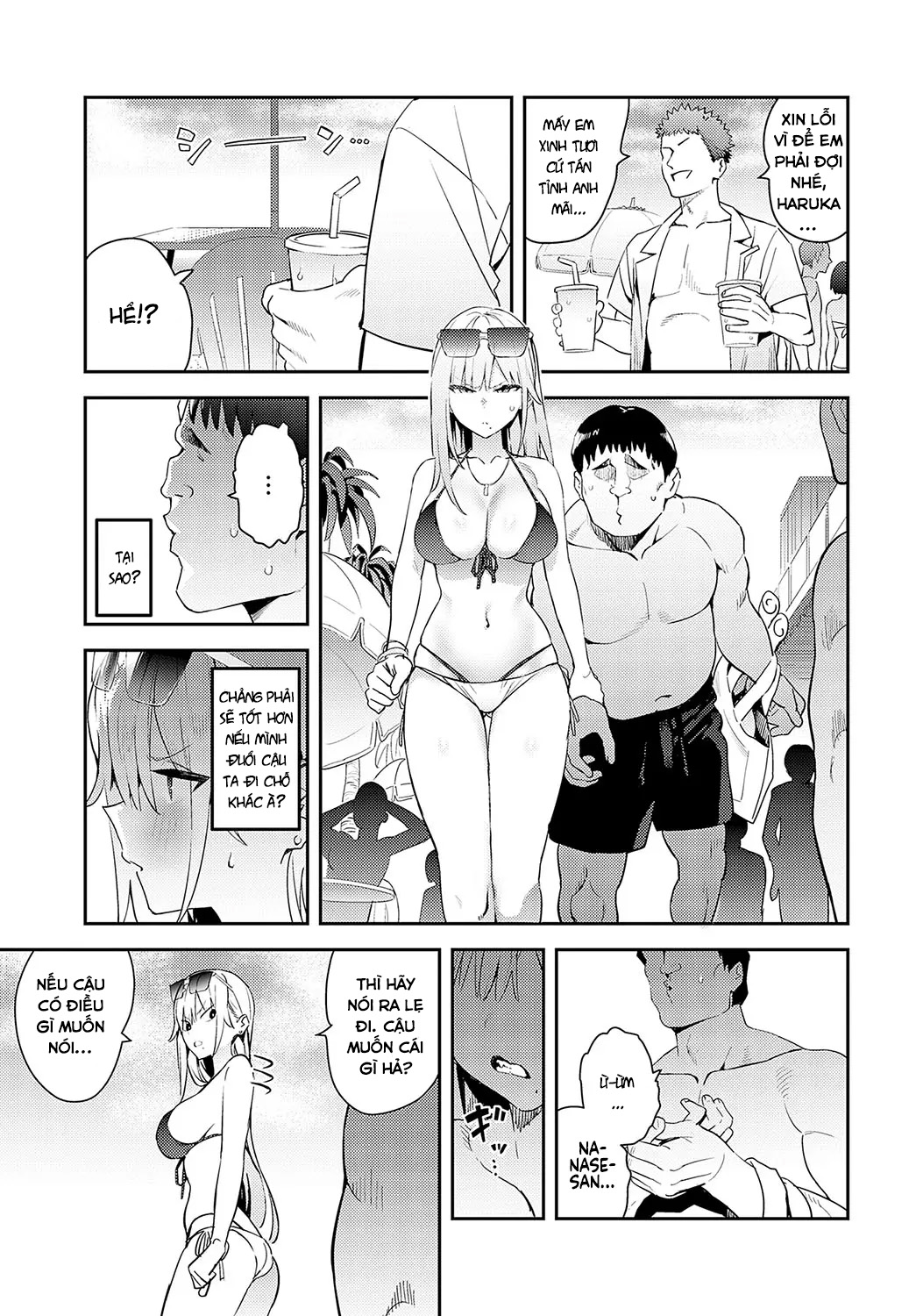 HentaiVN.net - Ảnh 5 - Người đẹp và Quái vật P3 (version cô nàng Gyaru và anh chàng Otaku đáng ghê tởm) - Oneshot