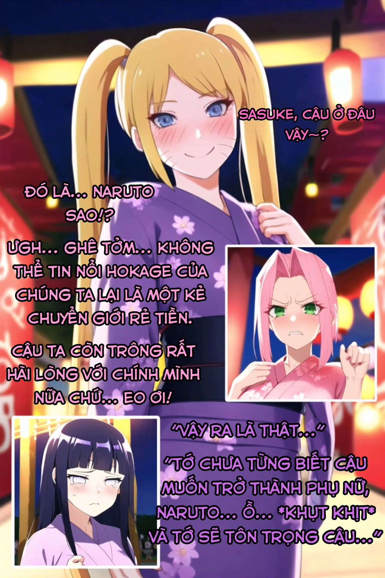 HentaiVN.net - Ảnh 22 - Naruto chuyển giới để yêu Sasuke - OneShot (Siêu Phẩm)