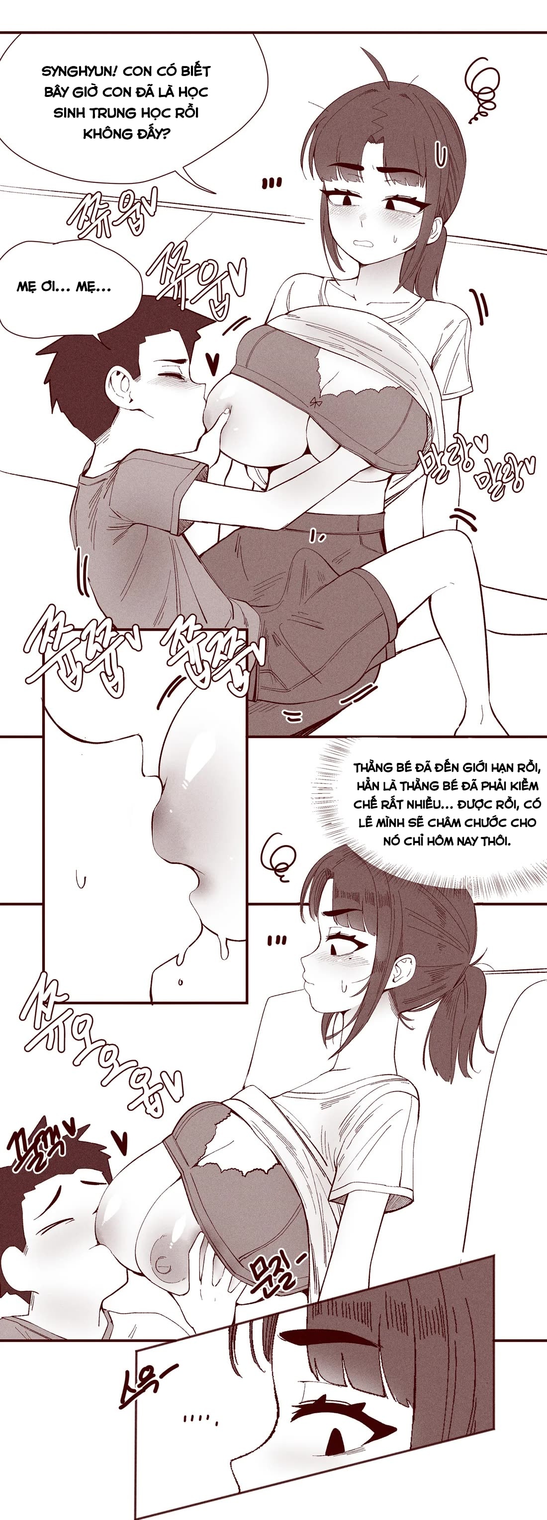 HentaiVN.net - Ảnh 30 - The Story of my innocent sister breastfeeding me - Oneshot