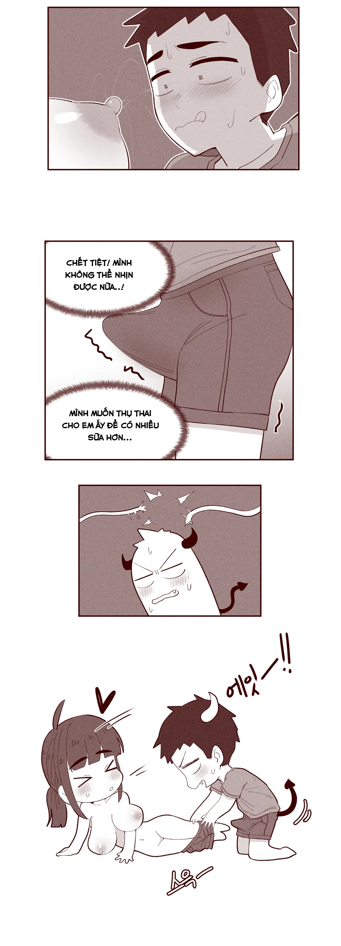 HentaiVN.net - Ảnh 49 - The Story of my innocent sister breastfeeding me - Oneshot