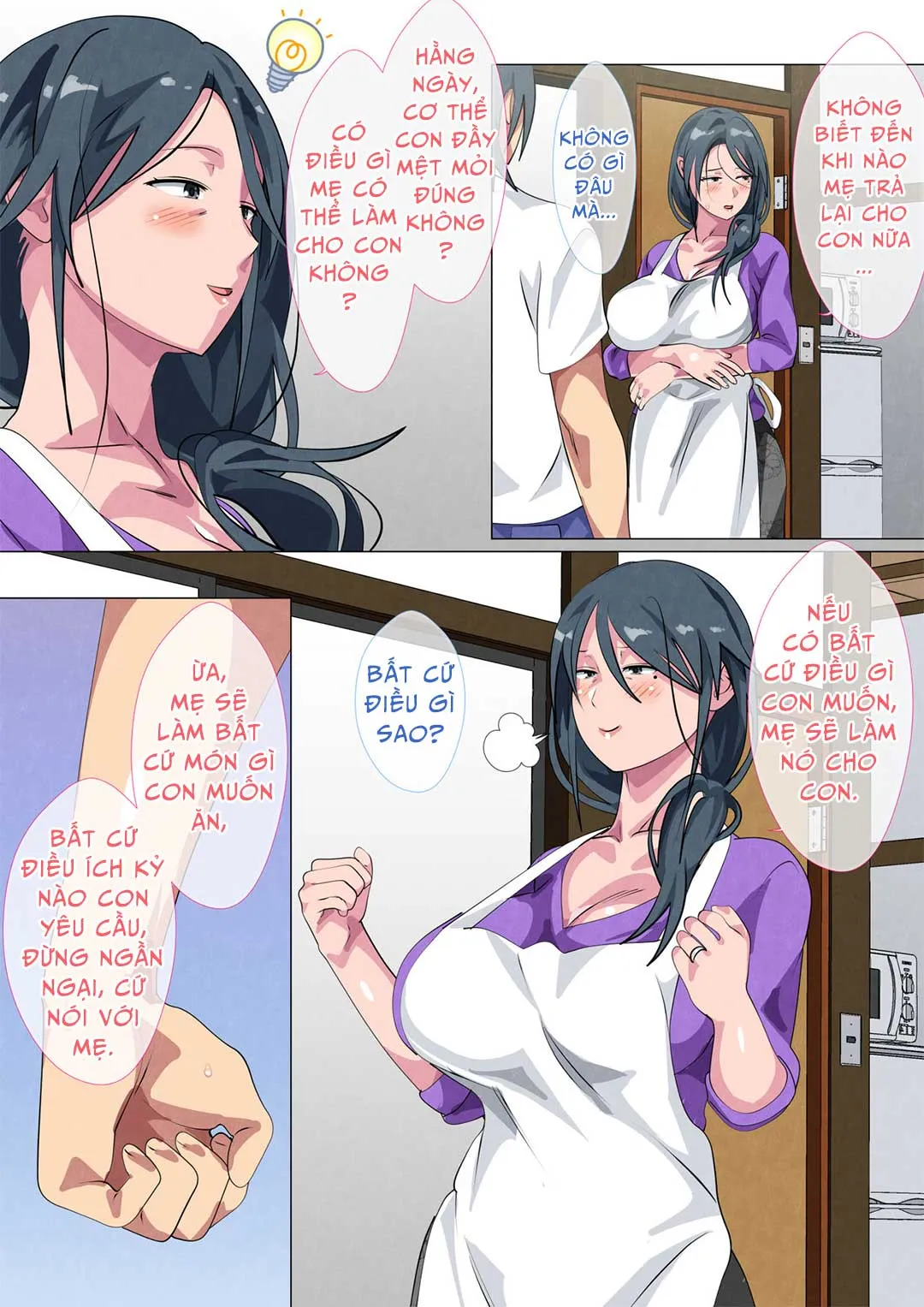 HentaiVN.net - Ảnh 21 - Người mẹ góa bụa Sayoko và con trai [Miboujin no Haha ・Sayoko ~ Yojouhan ni Sumu Oyako no Koubi Kiroku; Widowed Mother Sayoko ~Record Of A Copulation Of A Mother And Son Living In A Small Room~] - Chap 1