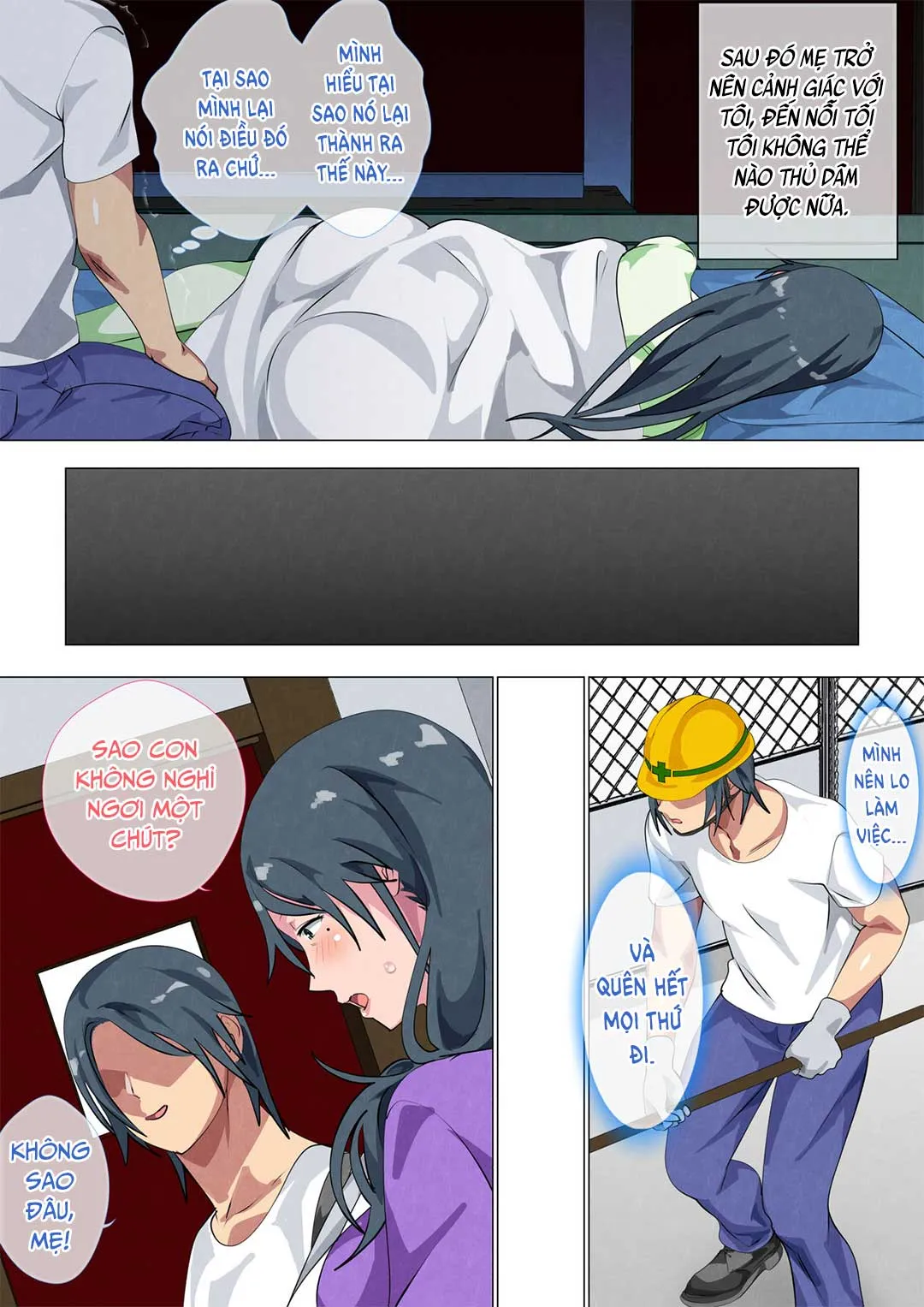 HentaiVN.net - Ảnh 24 - Người mẹ góa bụa Sayoko và con trai [Miboujin no Haha ・Sayoko ~ Yojouhan ni Sumu Oyako no Koubi Kiroku; Widowed Mother Sayoko ~Record Of A Copulation Of A Mother And Son Living In A Small Room~] - Chap 1