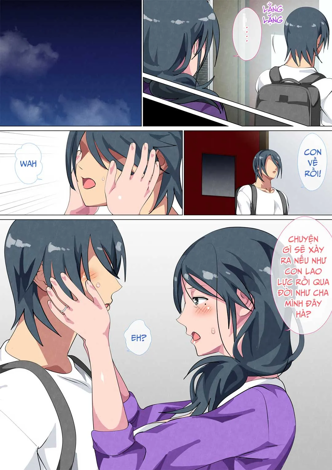 HentaiVN.net - Ảnh 25 - Người mẹ góa bụa Sayoko và con trai [Miboujin no Haha ・Sayoko ~ Yojouhan ni Sumu Oyako no Koubi Kiroku; Widowed Mother Sayoko ~Record Of A Copulation Of A Mother And Son Living In A Small Room~] - Chap 1