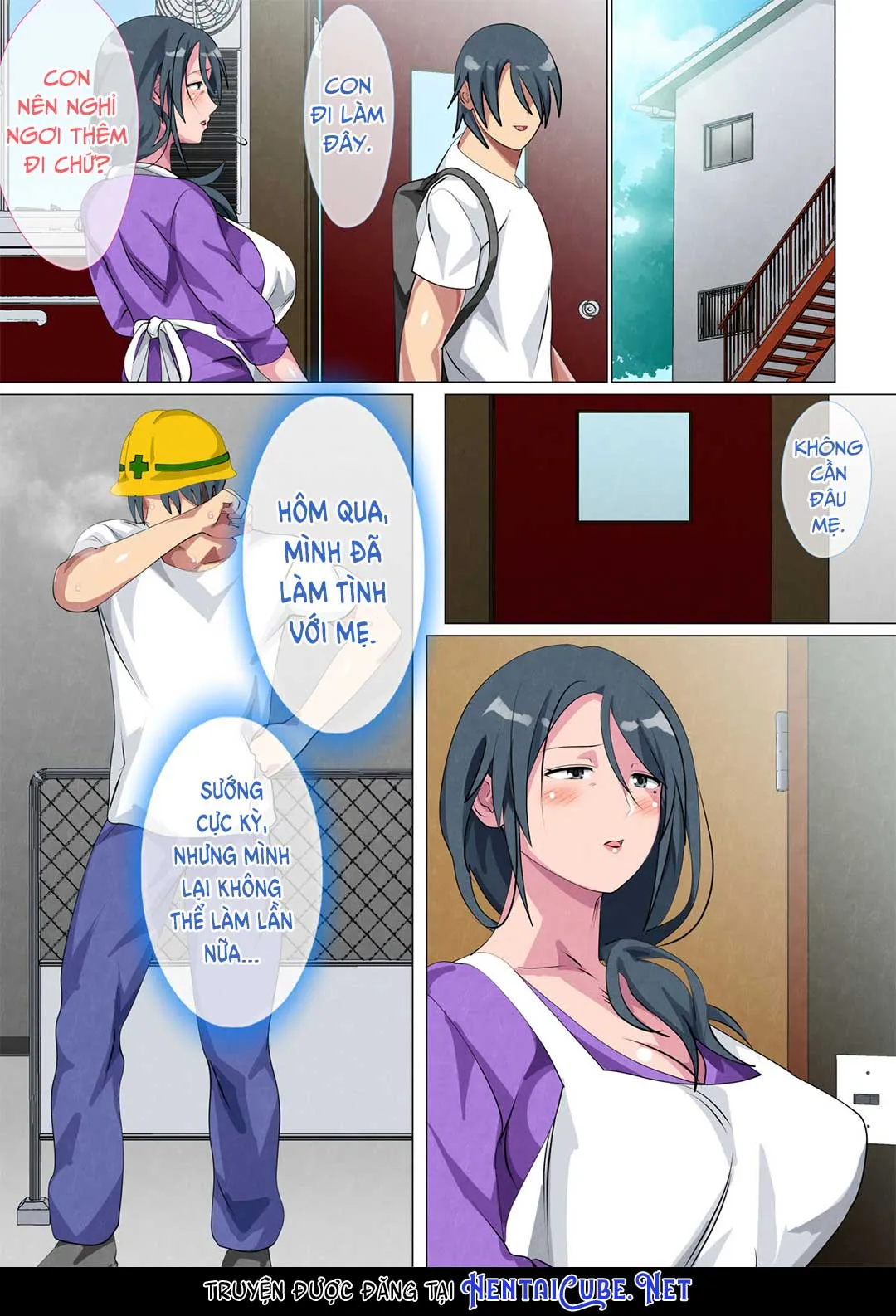 HentaiVN.net - Ảnh 26 - Người mẹ góa bụa Sayoko và con trai [Miboujin no Haha ・Sayoko ~ Yojouhan ni Sumu Oyako no Koubi Kiroku; Widowed Mother Sayoko ~Record Of A Copulation Of A Mother And Son Living In A Small Room~] - Chap 2