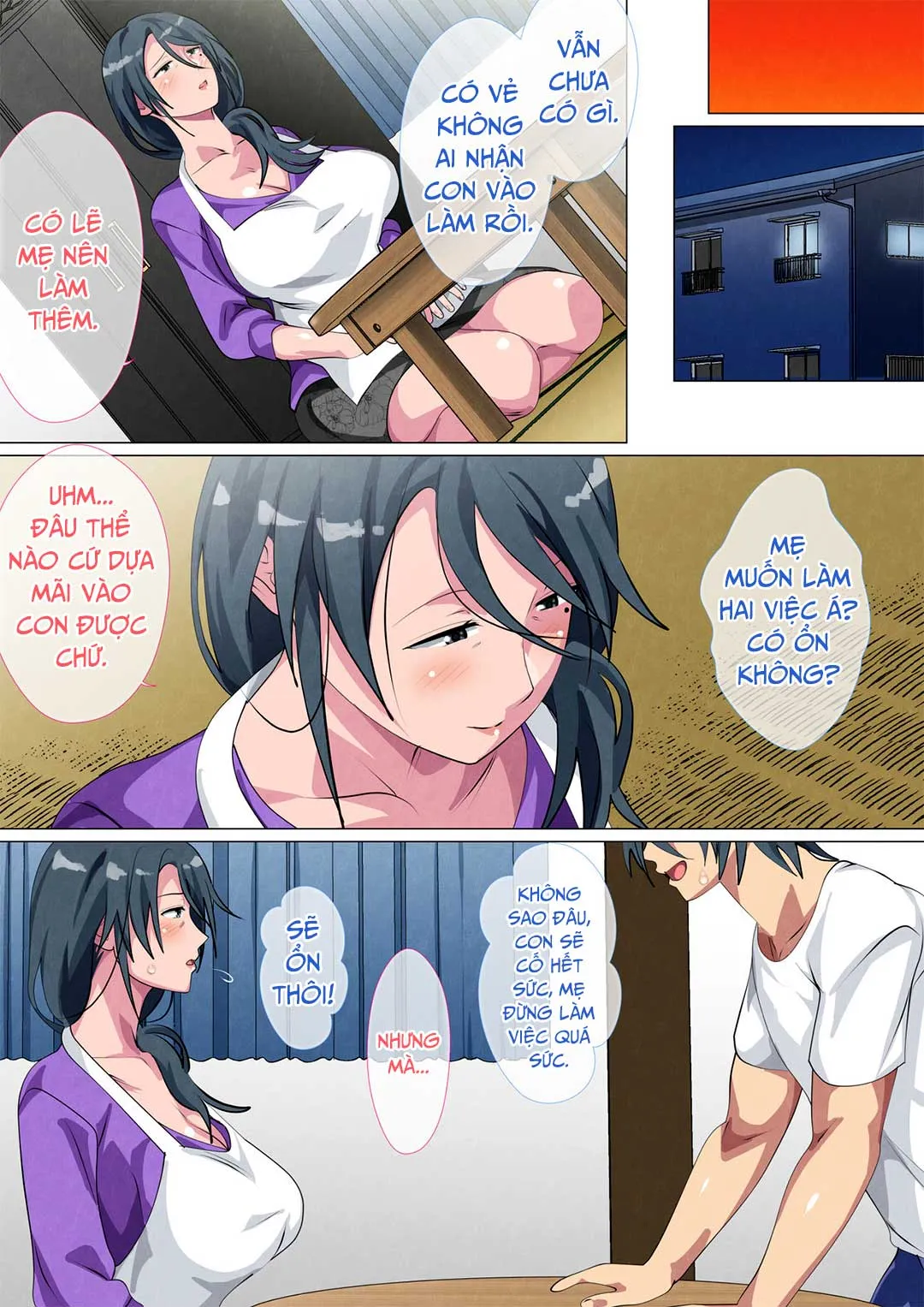 HentaiVN.net - Ảnh 11 - Người mẹ góa bụa Sayoko và con trai [Miboujin no Haha ・Sayoko ~ Yojouhan ni Sumu Oyako no Koubi Kiroku; Widowed Mother Sayoko ~Record Of A Copulation Of A Mother And Son Living In A Small Room~] - Chap 3