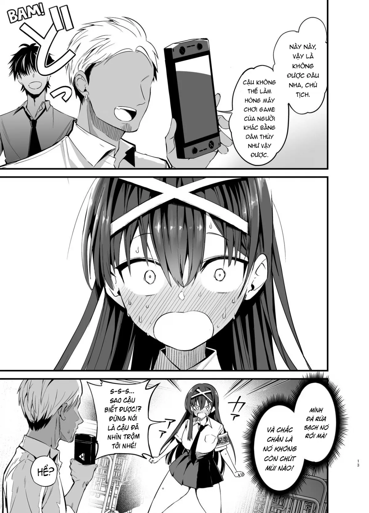 HentaiVN.net - Ảnh 13 - Địt ngoan lồn con lớp trưởng! [Fuuki Iinchou ga Ochiru made] - Chap 1