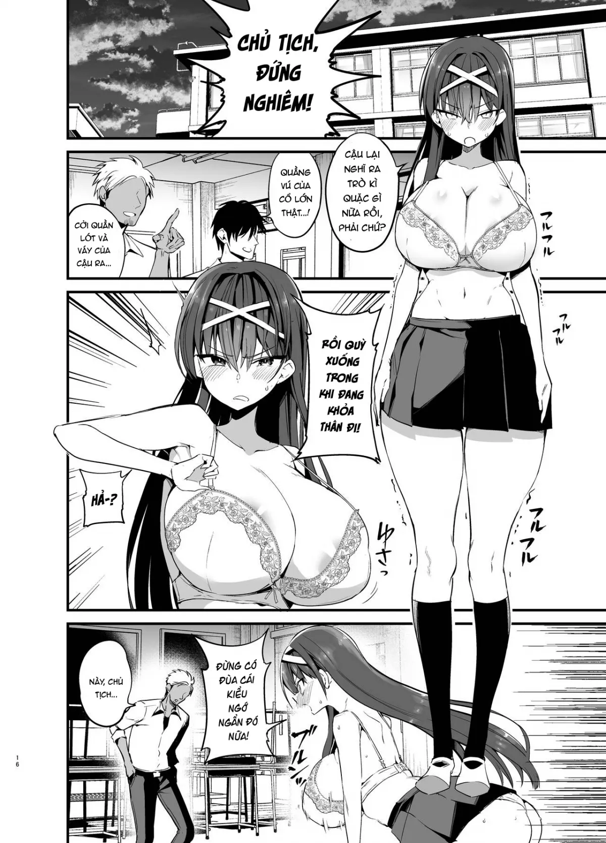 HentaiVN.net - Ảnh 16 - Địt ngoan lồn con lớp trưởng! [Fuuki Iinchou ga Ochiru made] - Chap 1