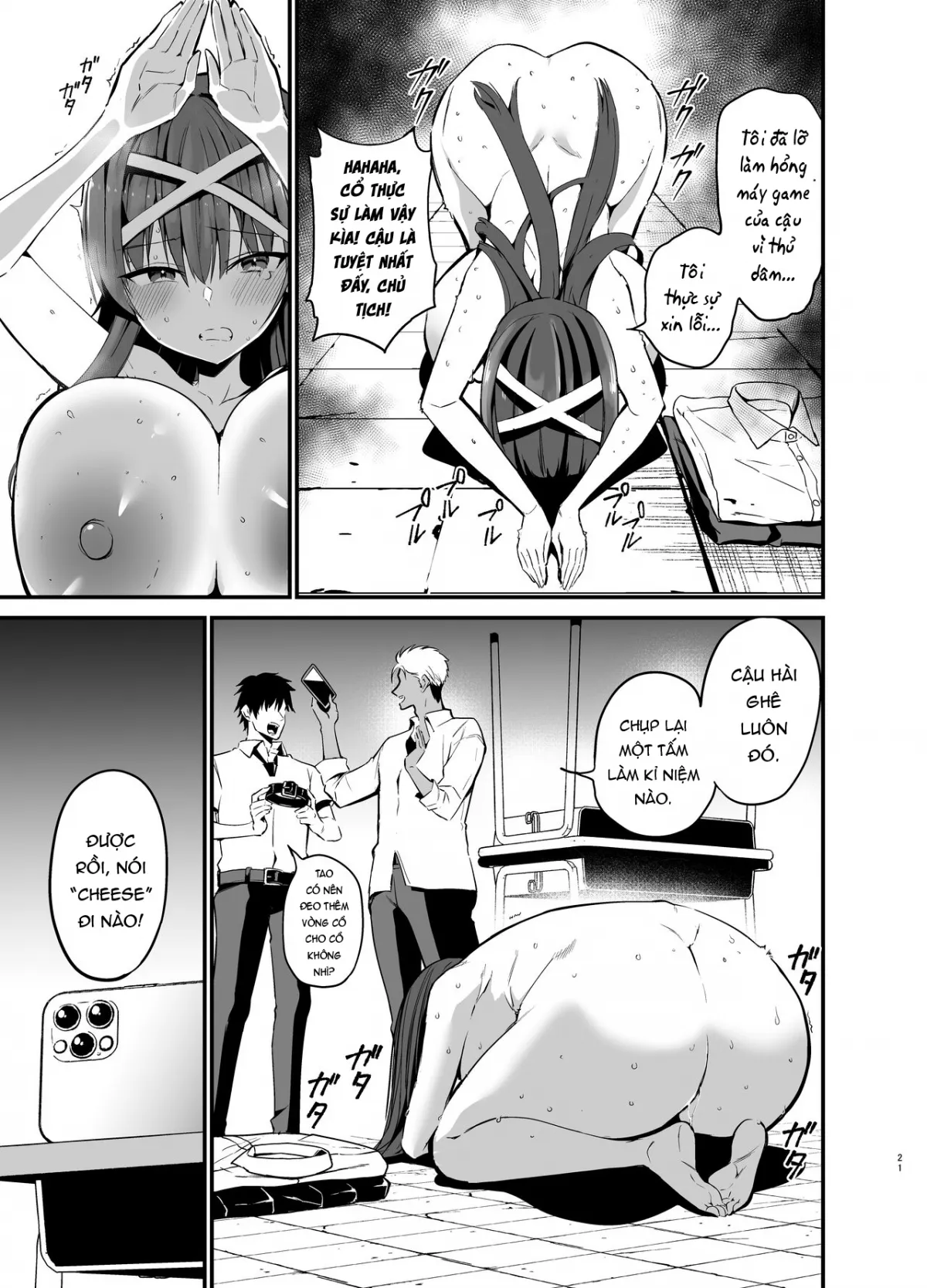 HentaiVN.net - Ảnh 21 - Địt ngoan lồn con lớp trưởng! [Fuuki Iinchou ga Ochiru made] - Chap 1