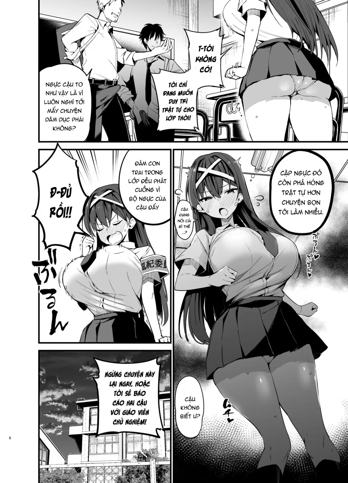 HentaiVN.net - Ảnh 6 - Địt ngoan lồn con lớp trưởng! [Fuuki Iinchou ga Ochiru made] - Chap 1