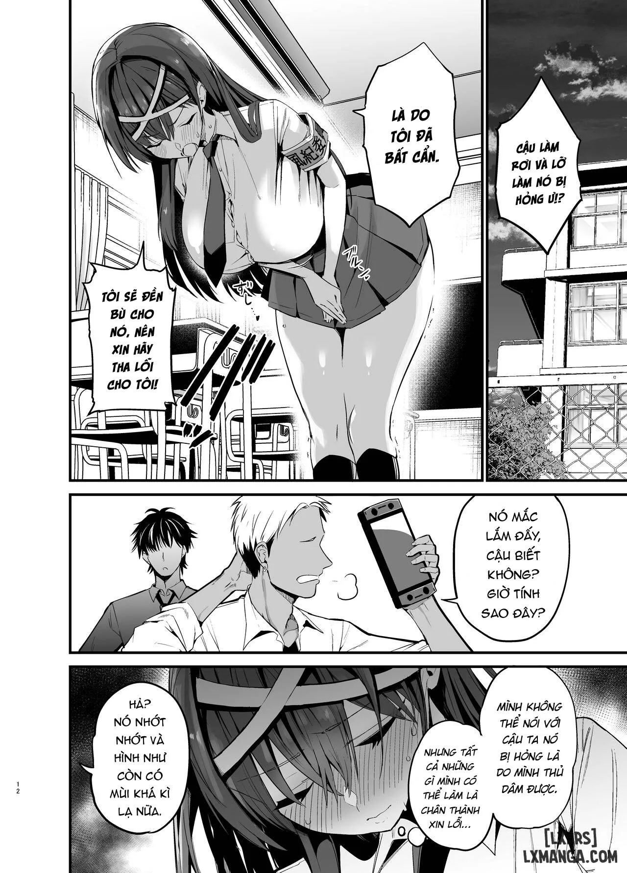 HentaiVN.net - Ảnh 12 - Địt ngoan lồn con lớp trưởng! [Fuuki Iinchou ga Ochiru made] - Oneshot