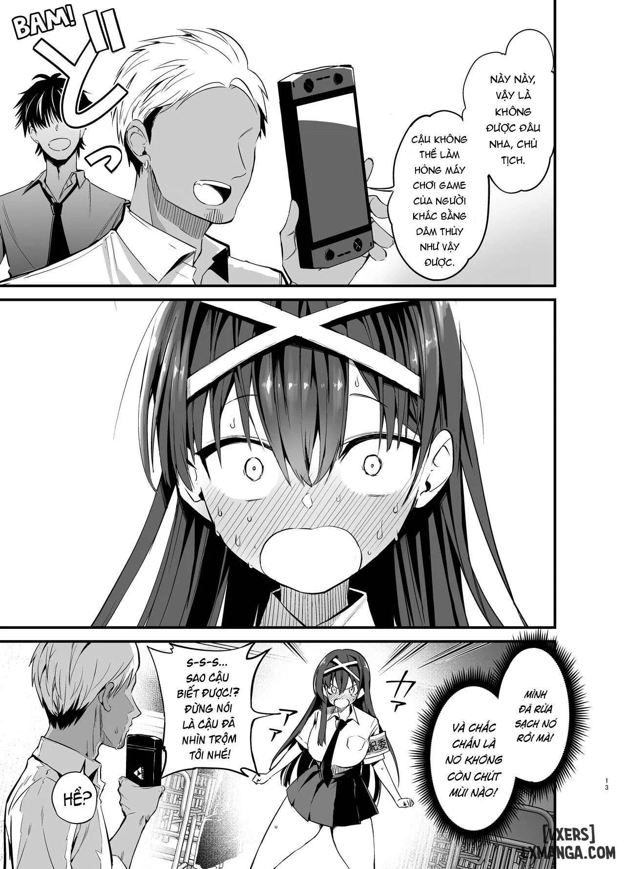 HentaiVN.net - Ảnh 13 - Địt ngoan lồn con lớp trưởng! [Fuuki Iinchou ga Ochiru made] - Oneshot