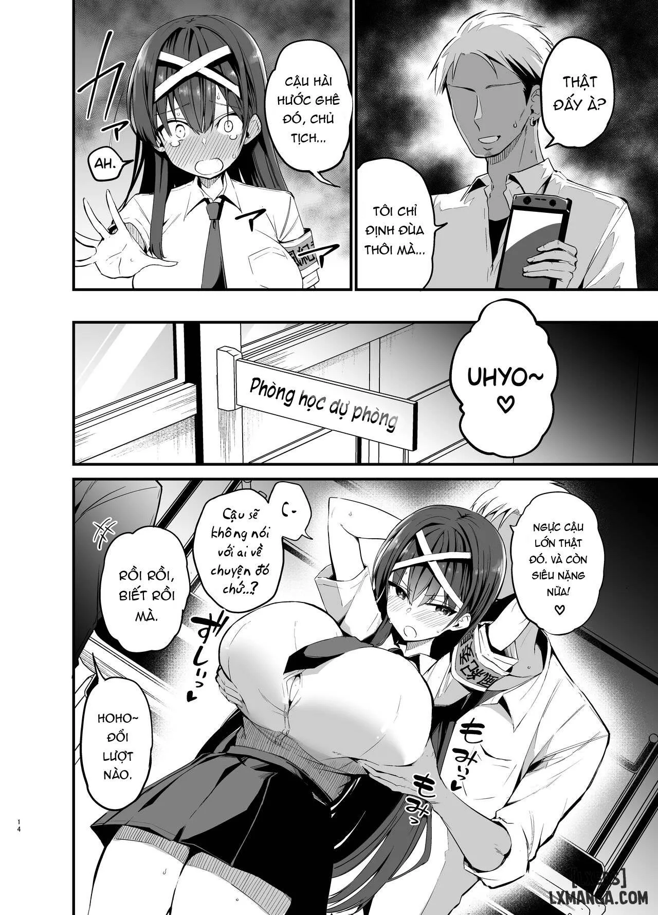 HentaiVN.net - Ảnh 14 - Địt ngoan lồn con lớp trưởng! [Fuuki Iinchou ga Ochiru made] - Oneshot