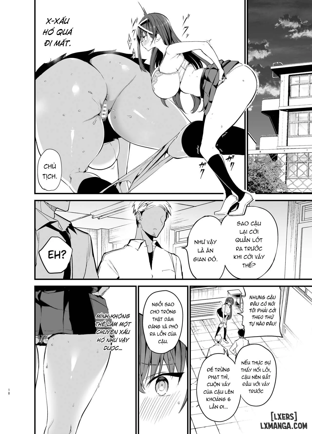 HentaiVN.net - Ảnh 18 - Địt ngoan lồn con lớp trưởng! [Fuuki Iinchou ga Ochiru made] - Oneshot