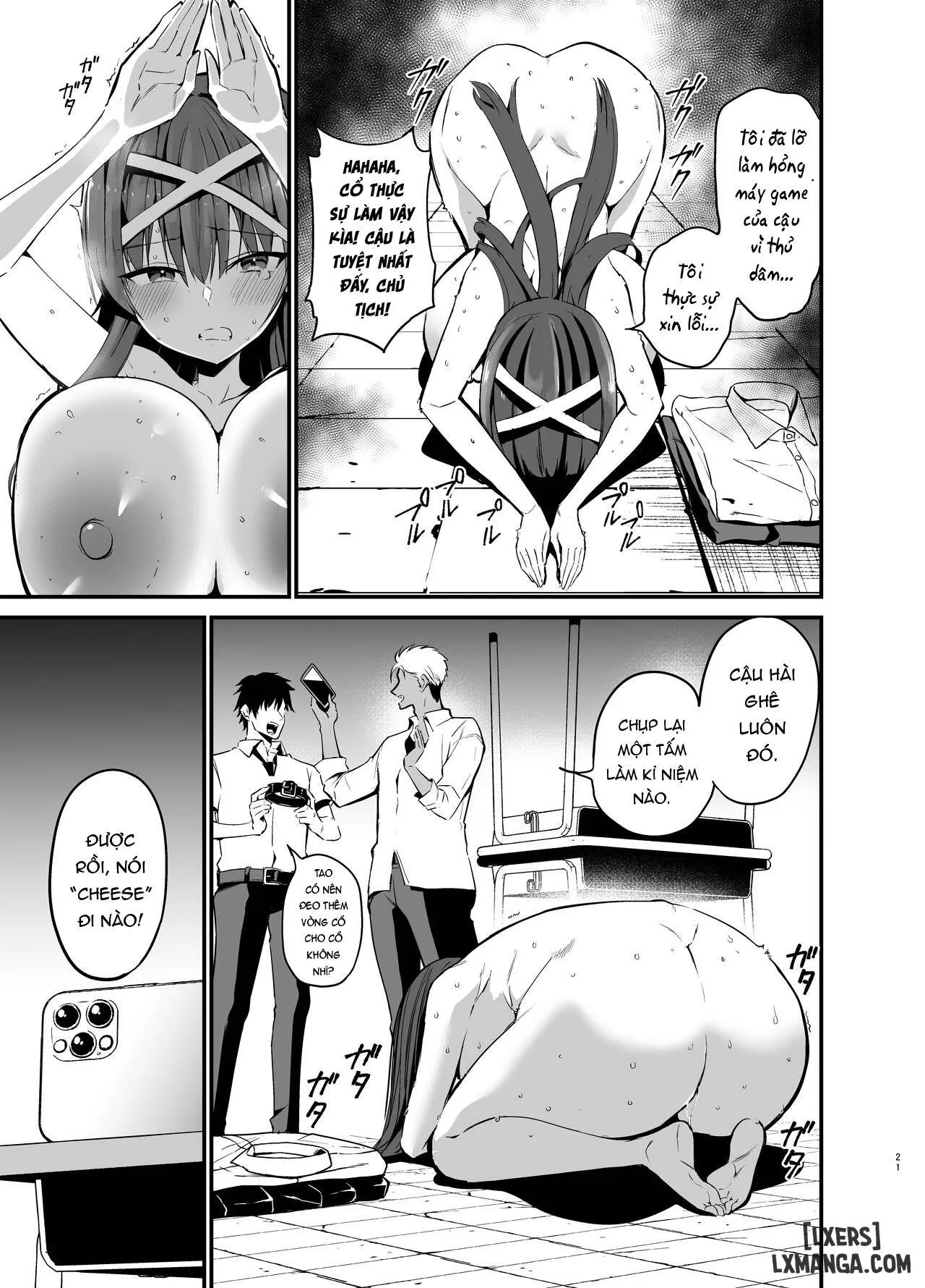 HentaiVN.net - Ảnh 21 - Địt ngoan lồn con lớp trưởng! [Fuuki Iinchou ga Ochiru made] - Oneshot