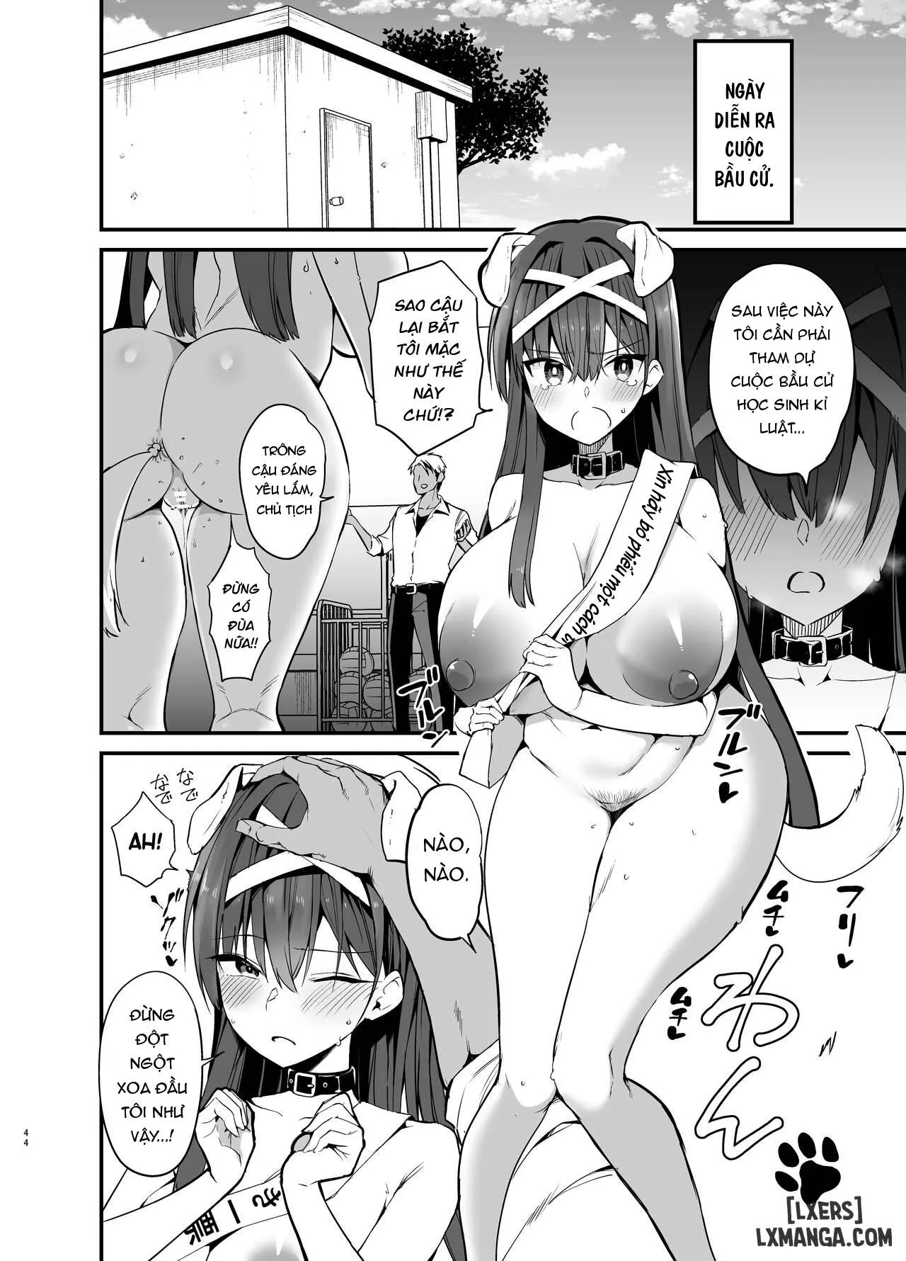 HentaiVN.net - Ảnh 44 - Địt ngoan lồn con lớp trưởng! [Fuuki Iinchou ga Ochiru made] - Oneshot