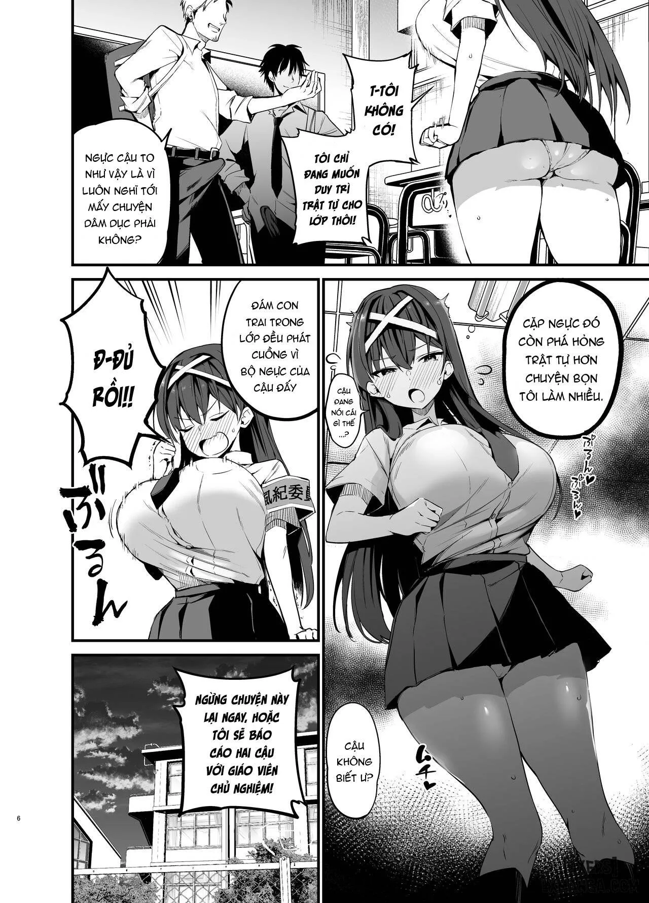 HentaiVN.net - Ảnh 6 - Địt ngoan lồn con lớp trưởng! [Fuuki Iinchou ga Ochiru made] - Oneshot