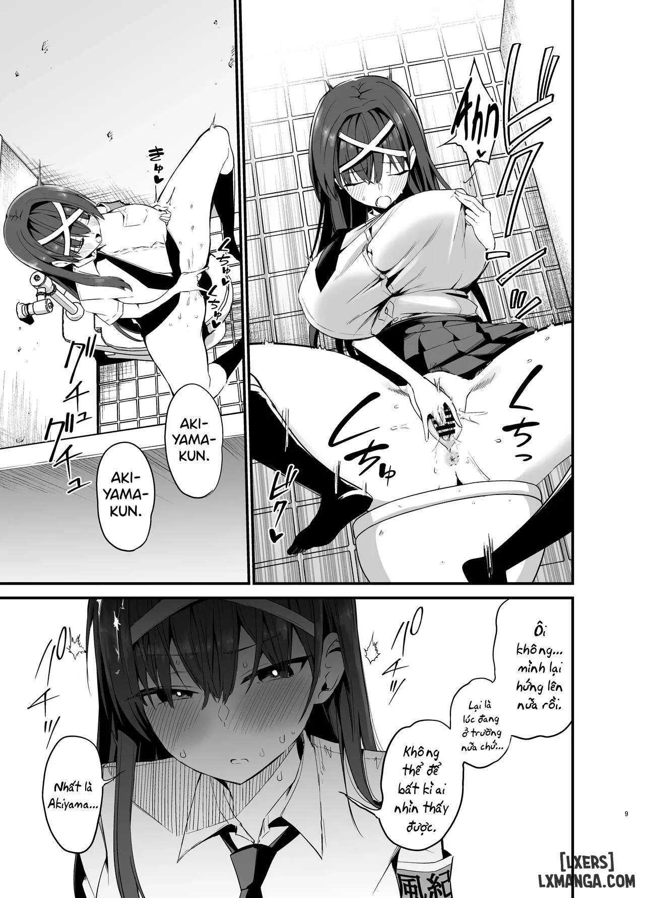 HentaiVN.net - Ảnh 9 - Địt ngoan lồn con lớp trưởng! [Fuuki Iinchou ga Ochiru made] - Oneshot