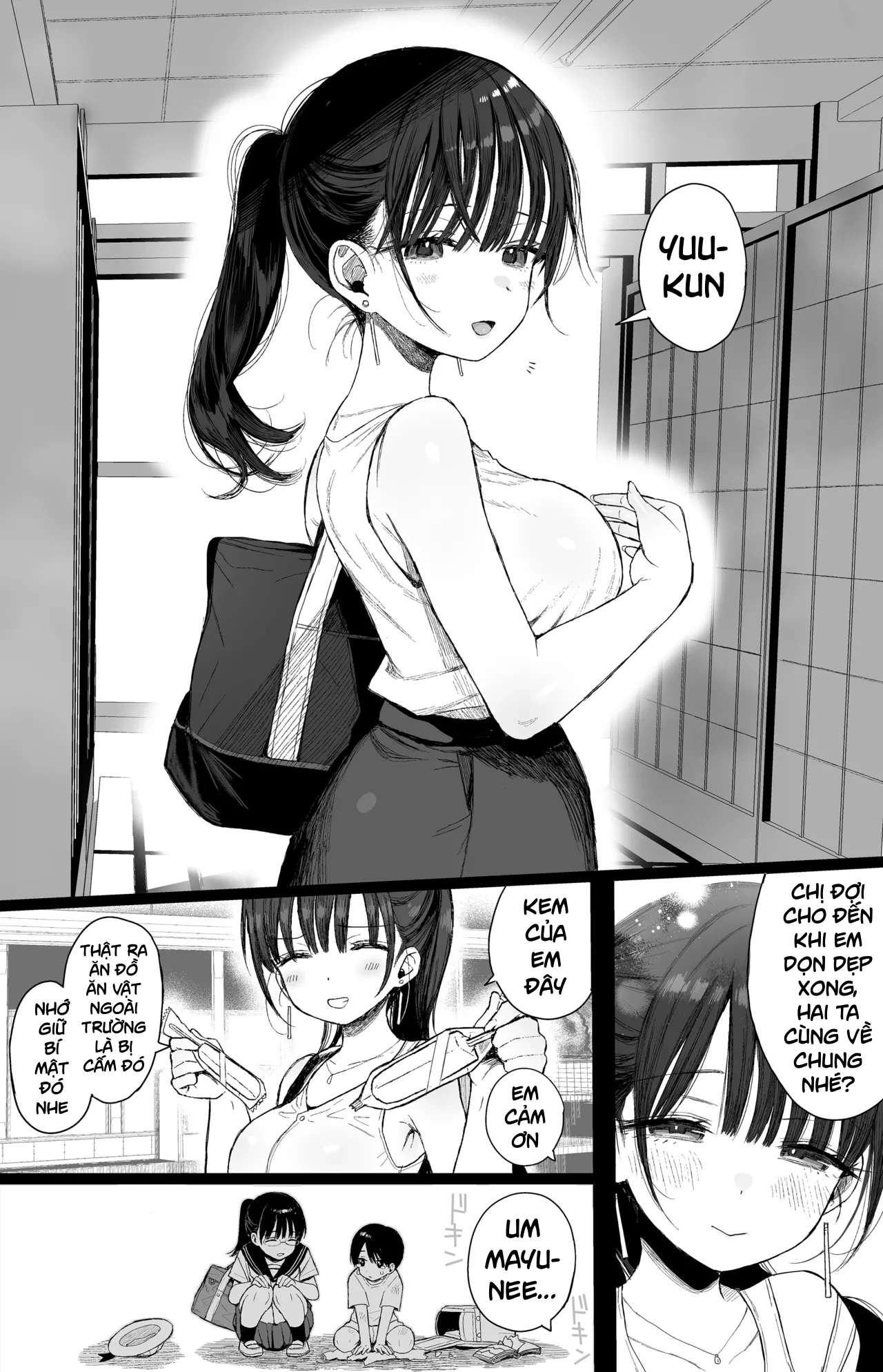 HentaiVN.net - Ảnh 8 - Osananajimi no H na Onee-san wa Suki desu ka? - Oneshot