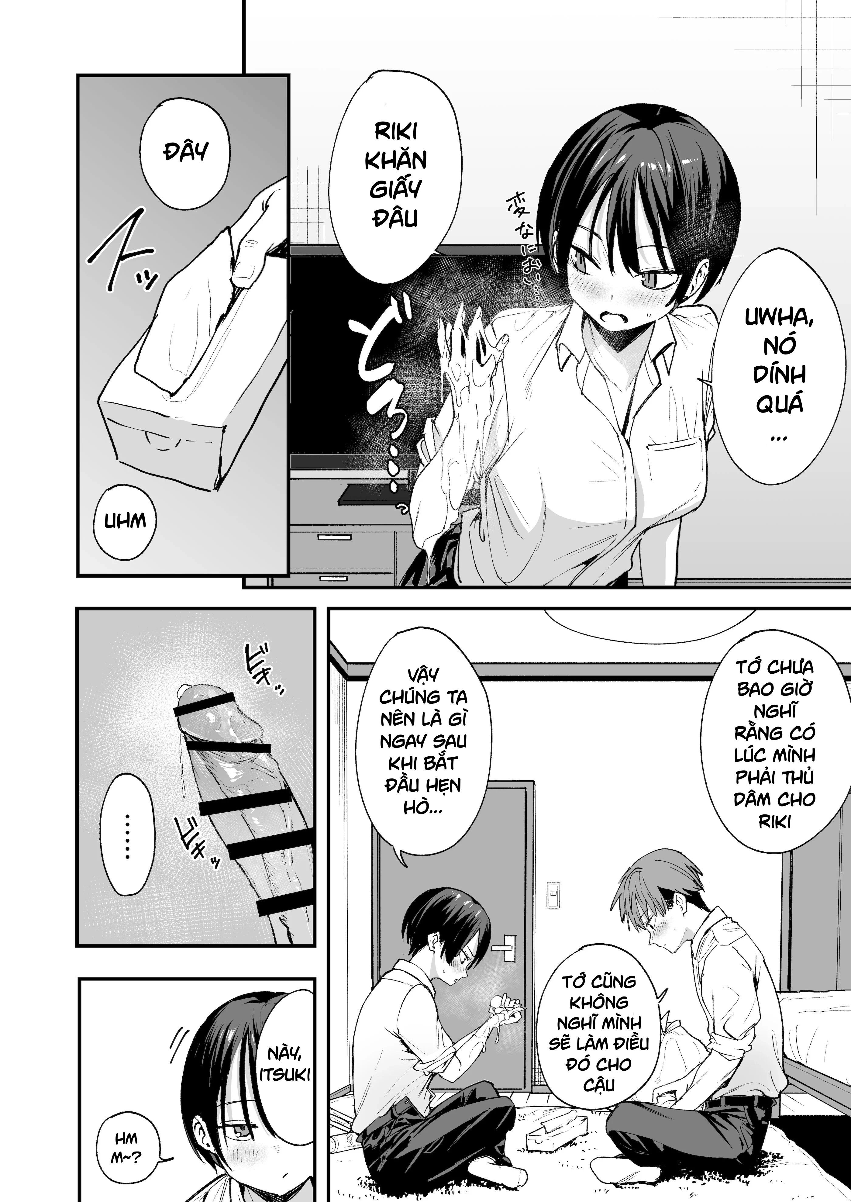 HentaiVN.net - Ảnh 21 - Boyish Osananajimi To Tsukiatta Hi Ni Sex Suru Dake - Oneshot
