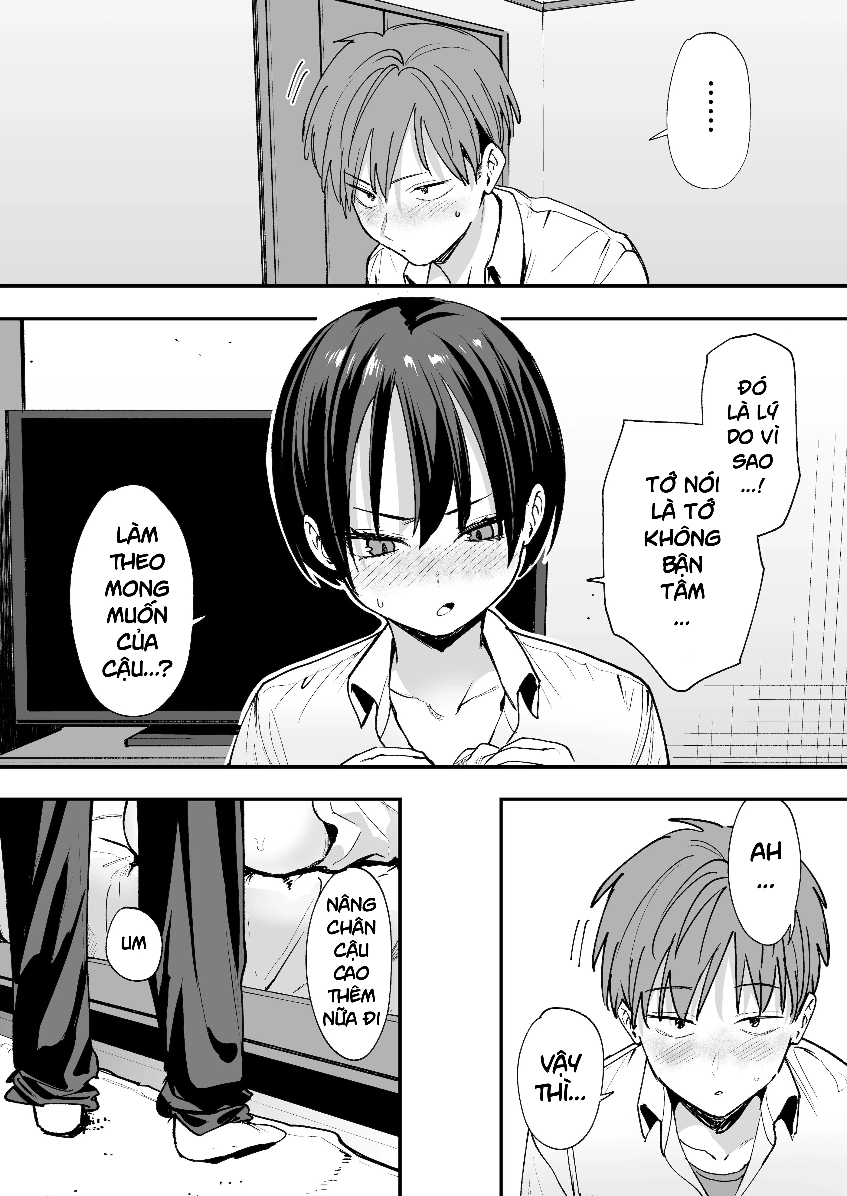 HentaiVN.net - Ảnh 23 - Boyish Osananajimi To Tsukiatta Hi Ni Sex Suru Dake - Oneshot