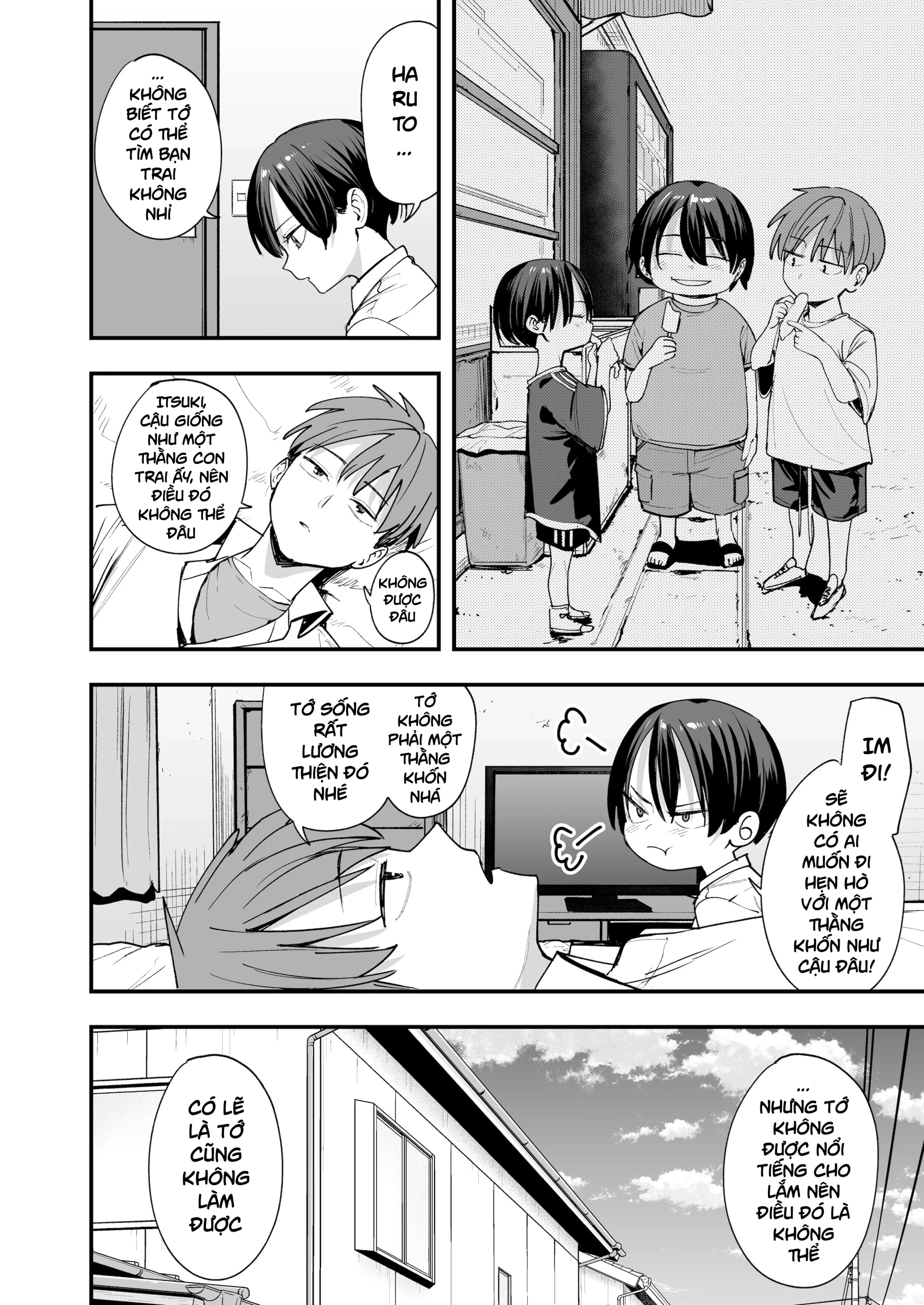 HentaiVN.net - Ảnh 5 - Boyish Osananajimi To Tsukiatta Hi Ni Sex Suru Dake - Oneshot