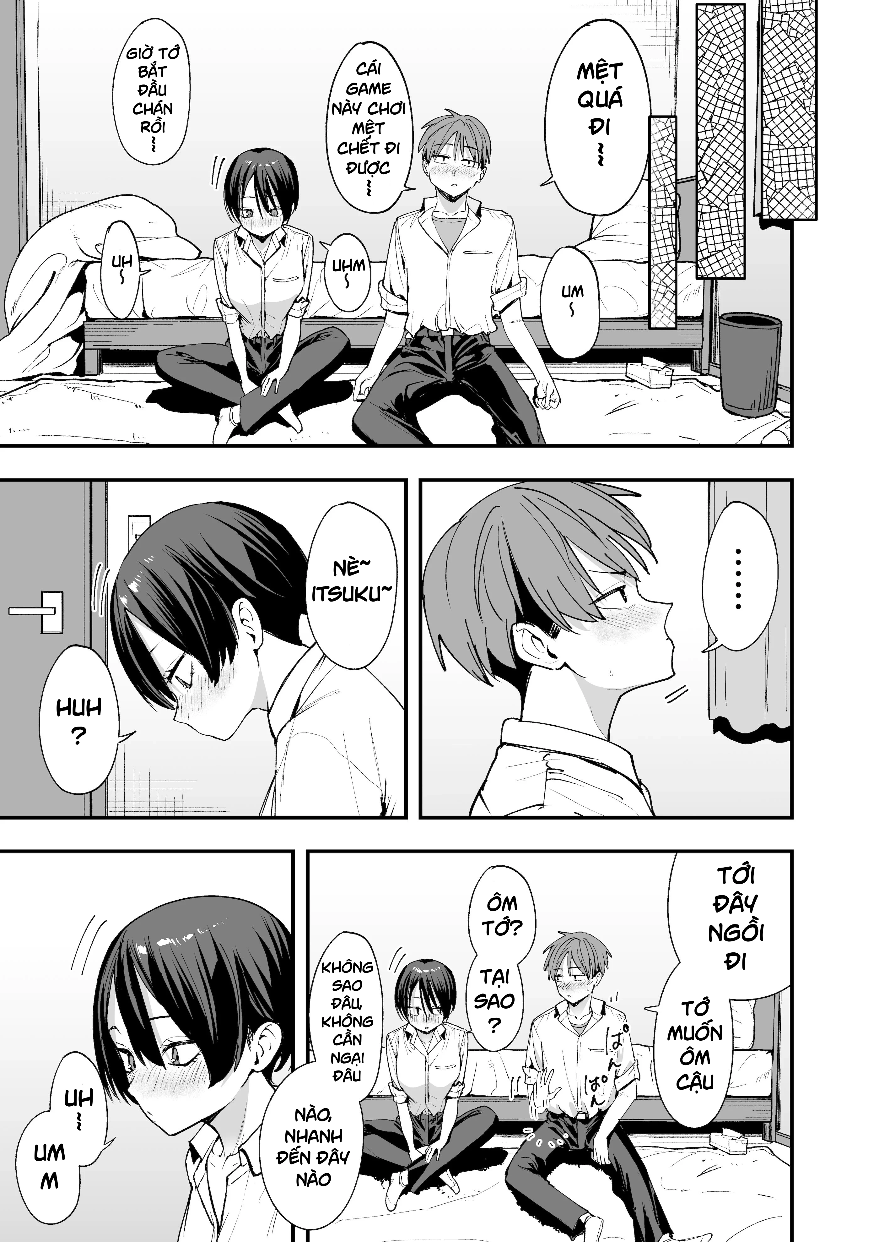 HentaiVN.net - Ảnh 10 - Boyish Osananajimi To Tsukiatta Hi Ni Sex Suru Dake - Oneshot