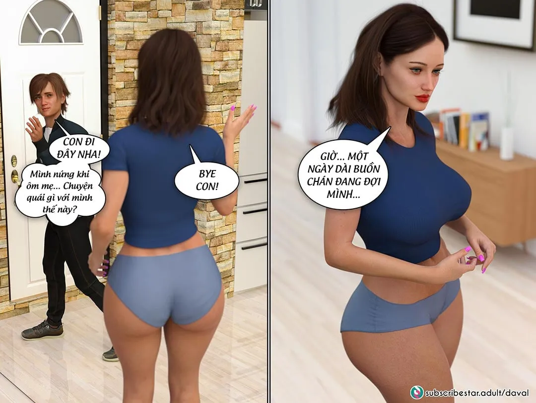 HentaiVN.net - Ảnh 15 - Thỏa mãn nhu cầu của mẹ [Satisfying Needs] - Chap 1A