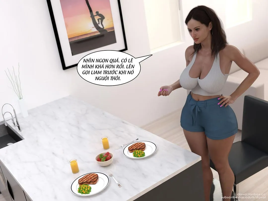HentaiVN.net - Ảnh 18 - Thỏa mãn nhu cầu của mẹ [Satisfying Needs] - Chap 2C