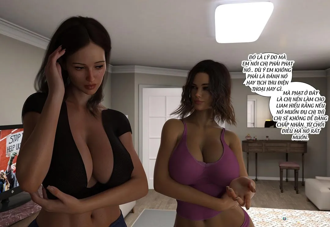 HentaiVN.net - Ảnh 10 - Thỏa mãn nhu cầu của mẹ [Satisfying Needs] - Chap 6D