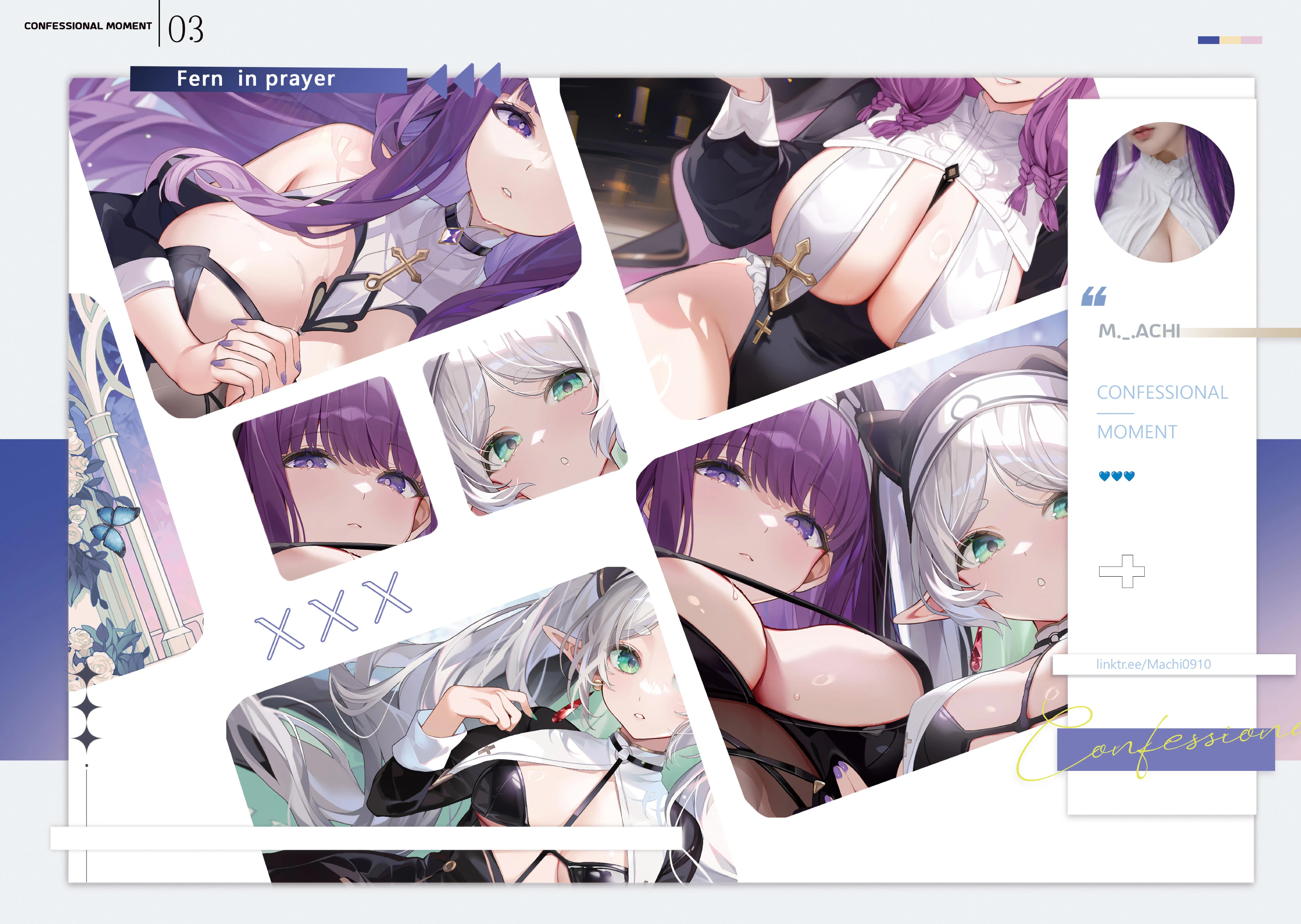 HentaiVN.net - Ảnh 3 - Machi Collection - [Fuumi Penpuu (Machi)] Confessional Moment (Sousou no Frieren)