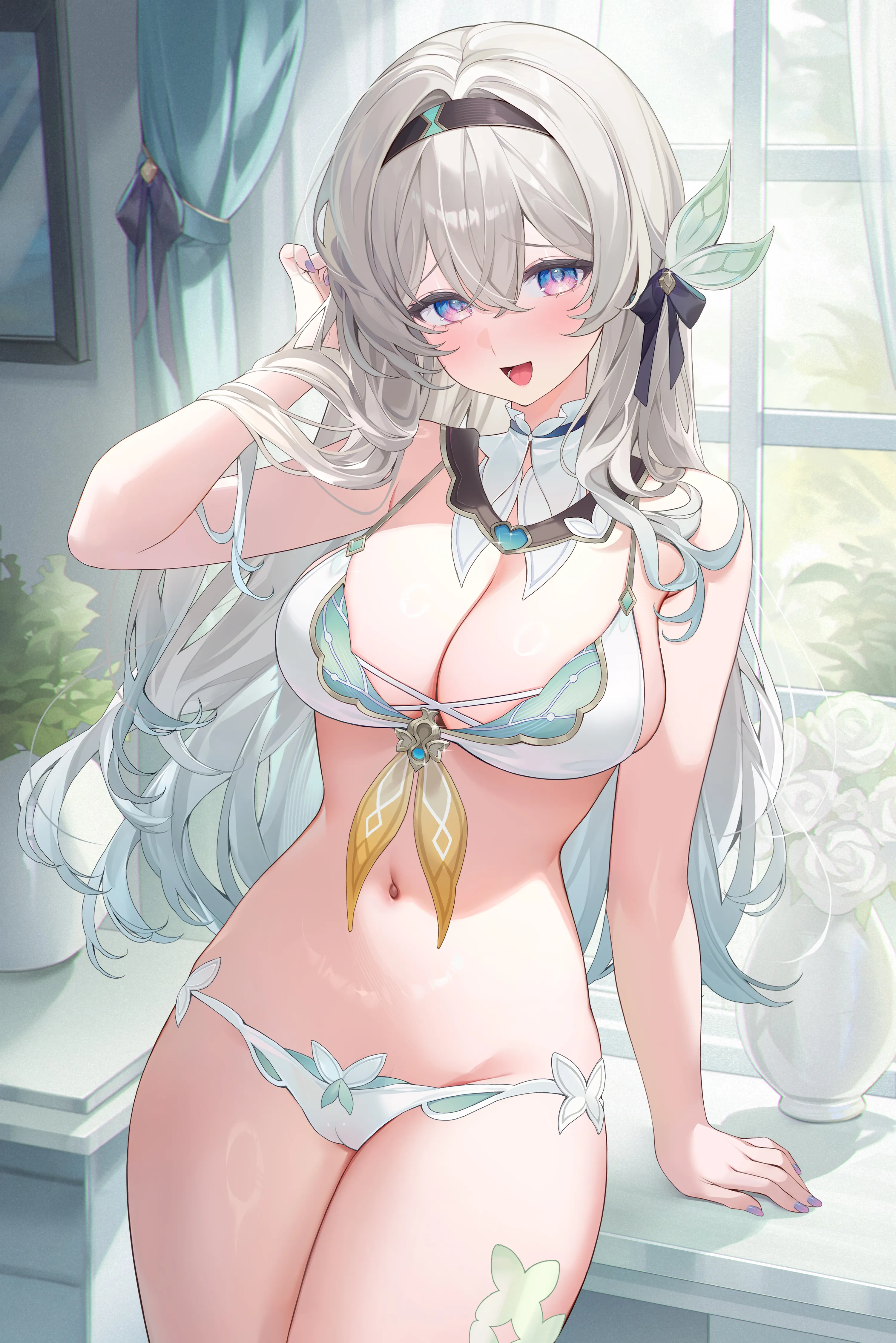 HentaiVN.net - Ảnh 11 - Machi Collection - [Machi] Firefly Swimsuit (Honkai: Star Rail)