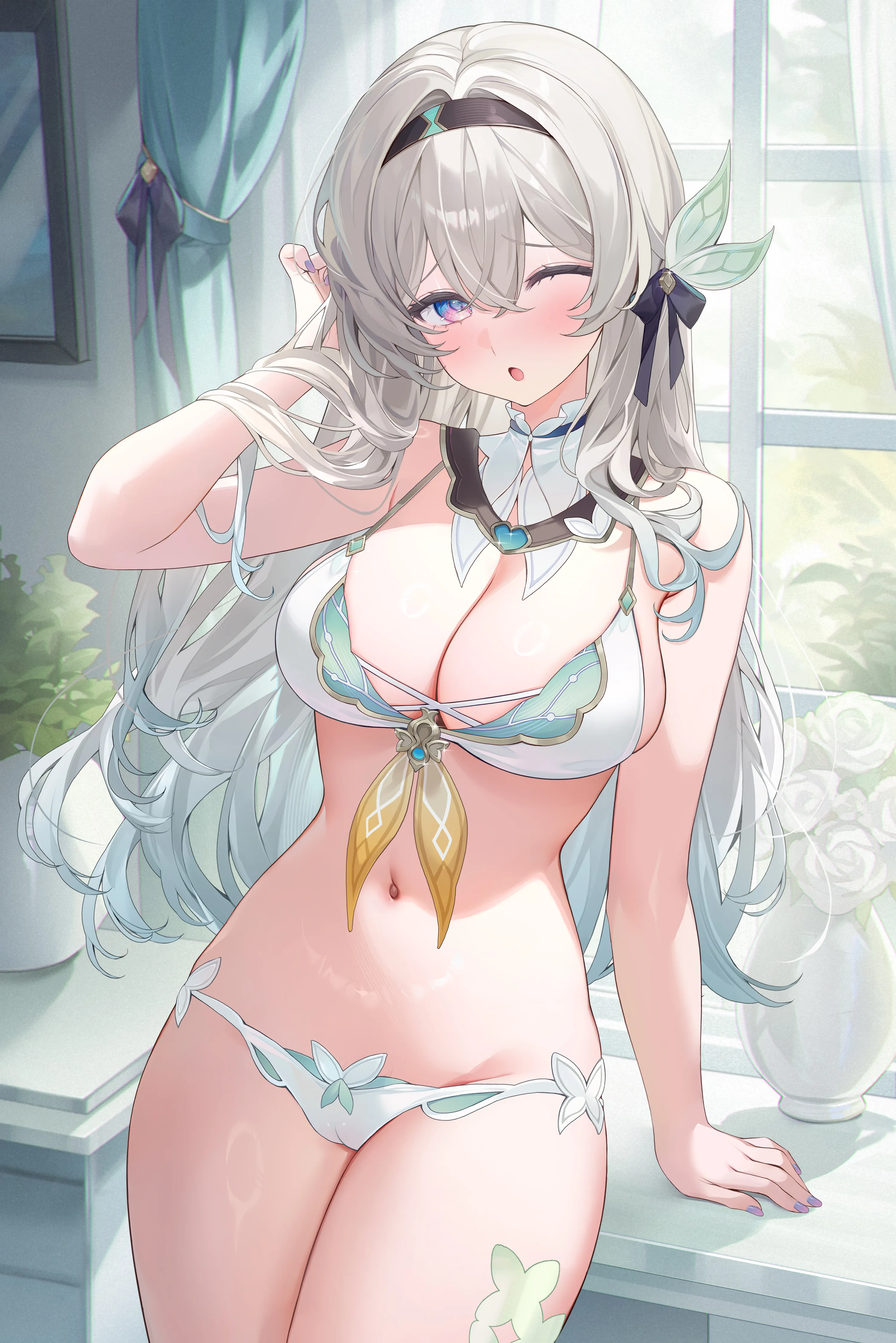 HentaiVN.net - Ảnh 12 - Machi Collection - [Machi] Firefly Swimsuit (Honkai: Star Rail)