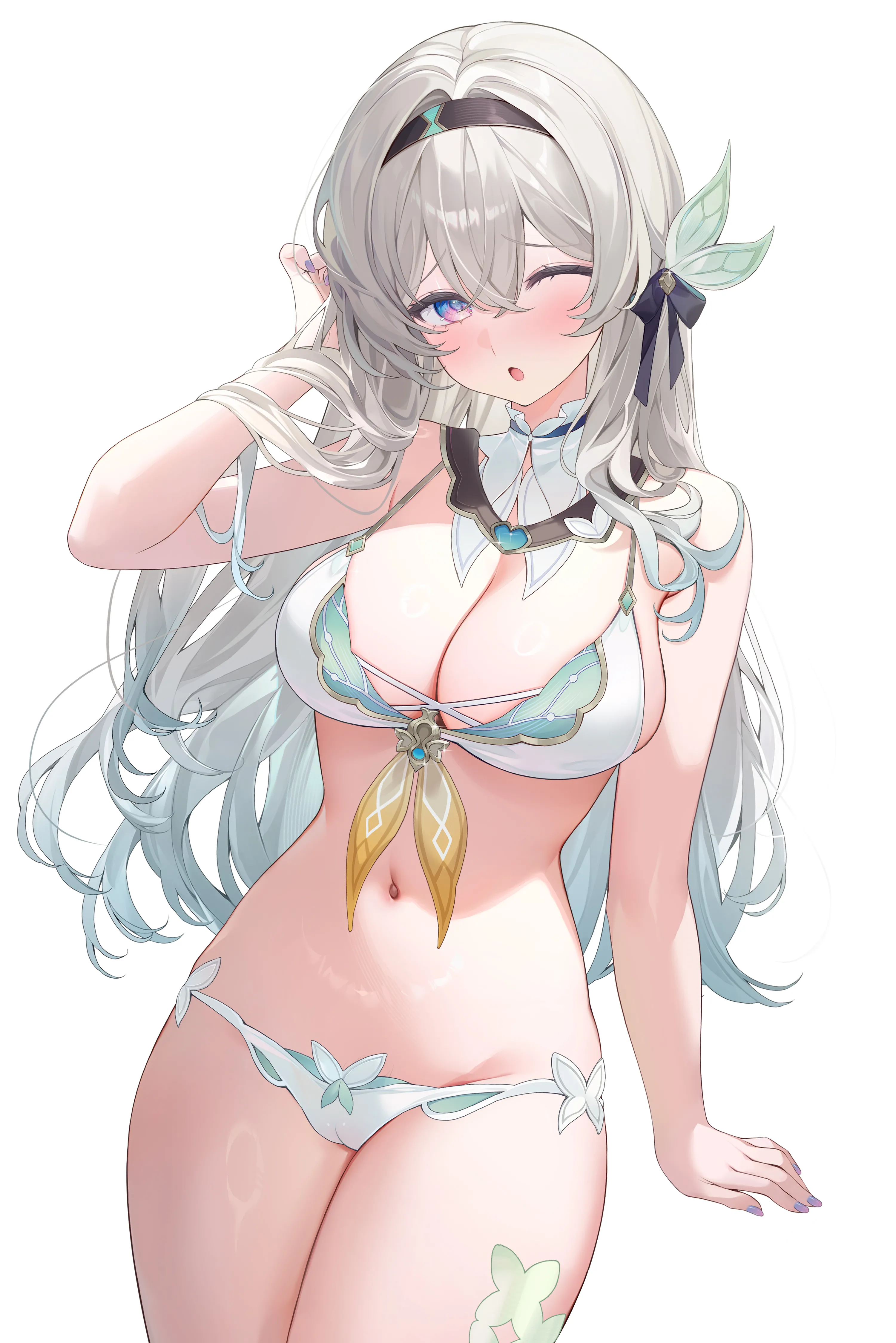 HentaiVN.net - Ảnh 27 - Machi Collection - [Machi] Firefly Swimsuit (Honkai: Star Rail)