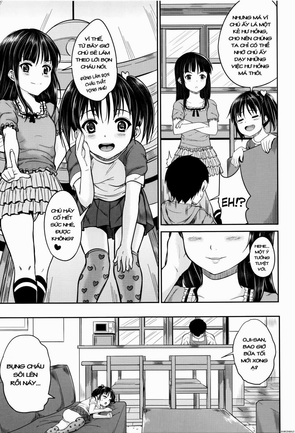 HentaiVN.net - Ảnh 12 - Kodomo Datte H Nano [They're just kids but they're sluts] - Chap 2.1 Cuộc sống mới cùng với hai đứa cháu gái! Phần 1