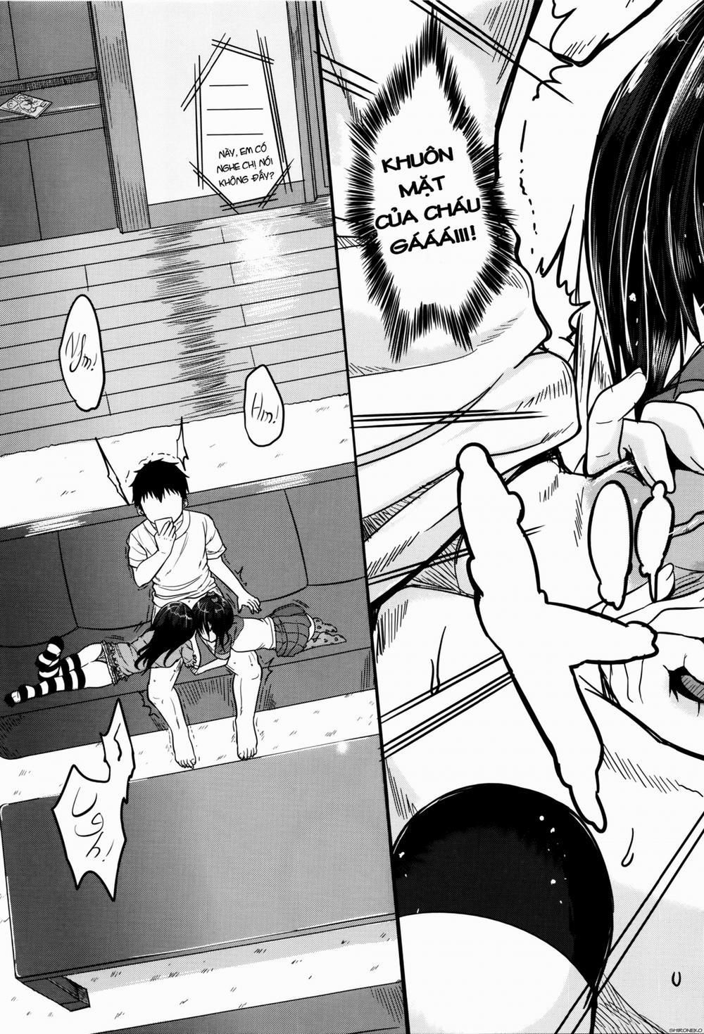 HentaiVN.net - Ảnh 25 - Kodomo Datte H Nano [They're just kids but they're sluts] - Chap 2.1 Cuộc sống mới cùng với hai đứa cháu gái! Phần 1
