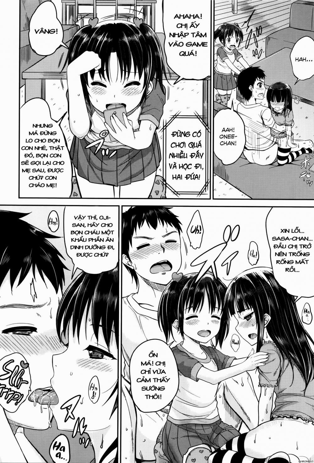 HentaiVN.net - Ảnh 8 - Kodomo Datte H Nano [They're just kids but they're sluts] - Chap 2.2 Cuộc sống mới cùng với hai đứa cháu gái! Phần 2