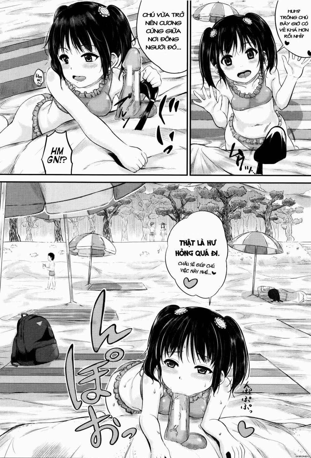 HentaiVN.net - Ảnh 15 - Kodomo Datte H Nano [They're just kids but they're sluts] - Chap 3.1 Cháu gái, biển và xxx! Phần 1