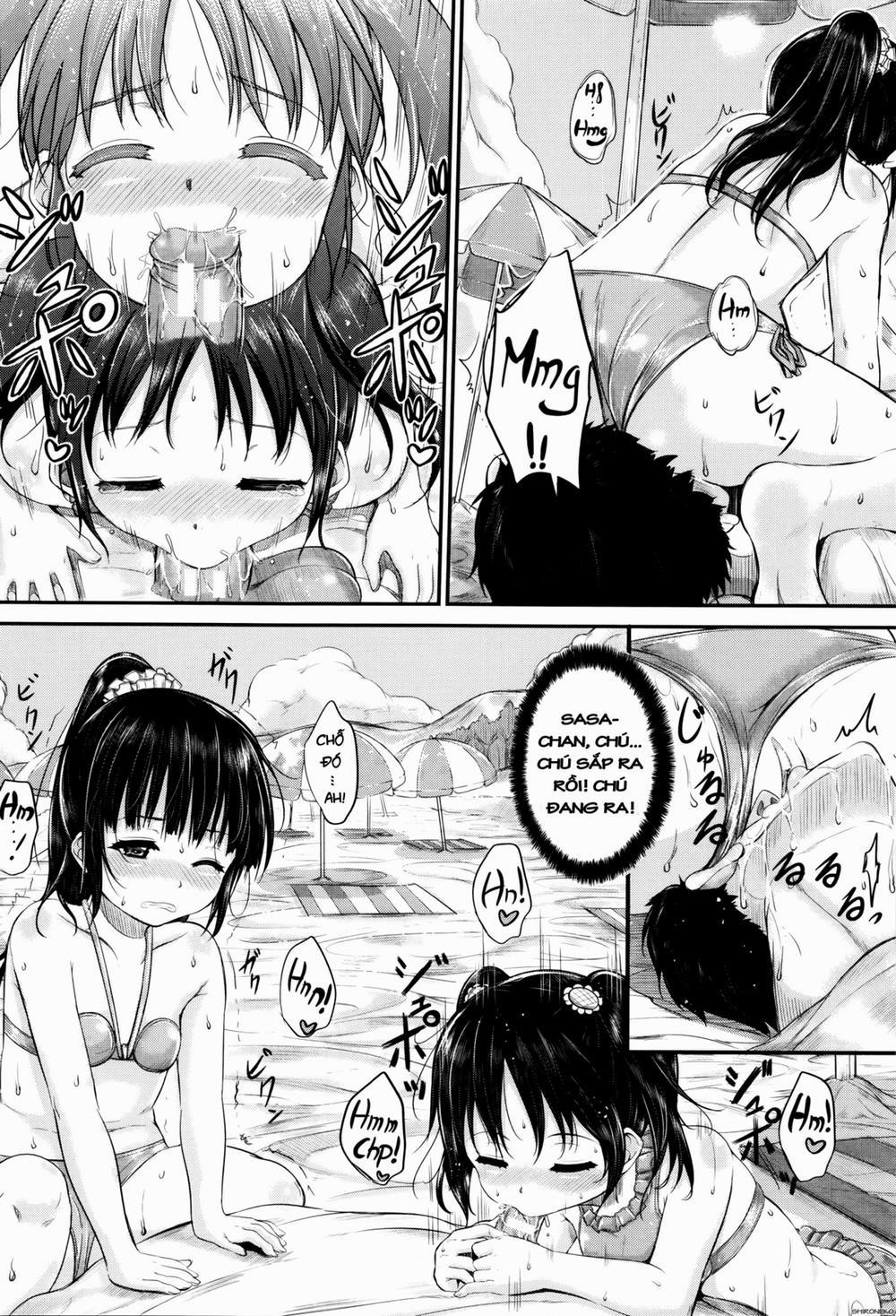 HentaiVN.net - Ảnh 17 - Kodomo Datte H Nano [They're just kids but they're sluts] - Chap 3.1 Cháu gái, biển và xxx! Phần 1