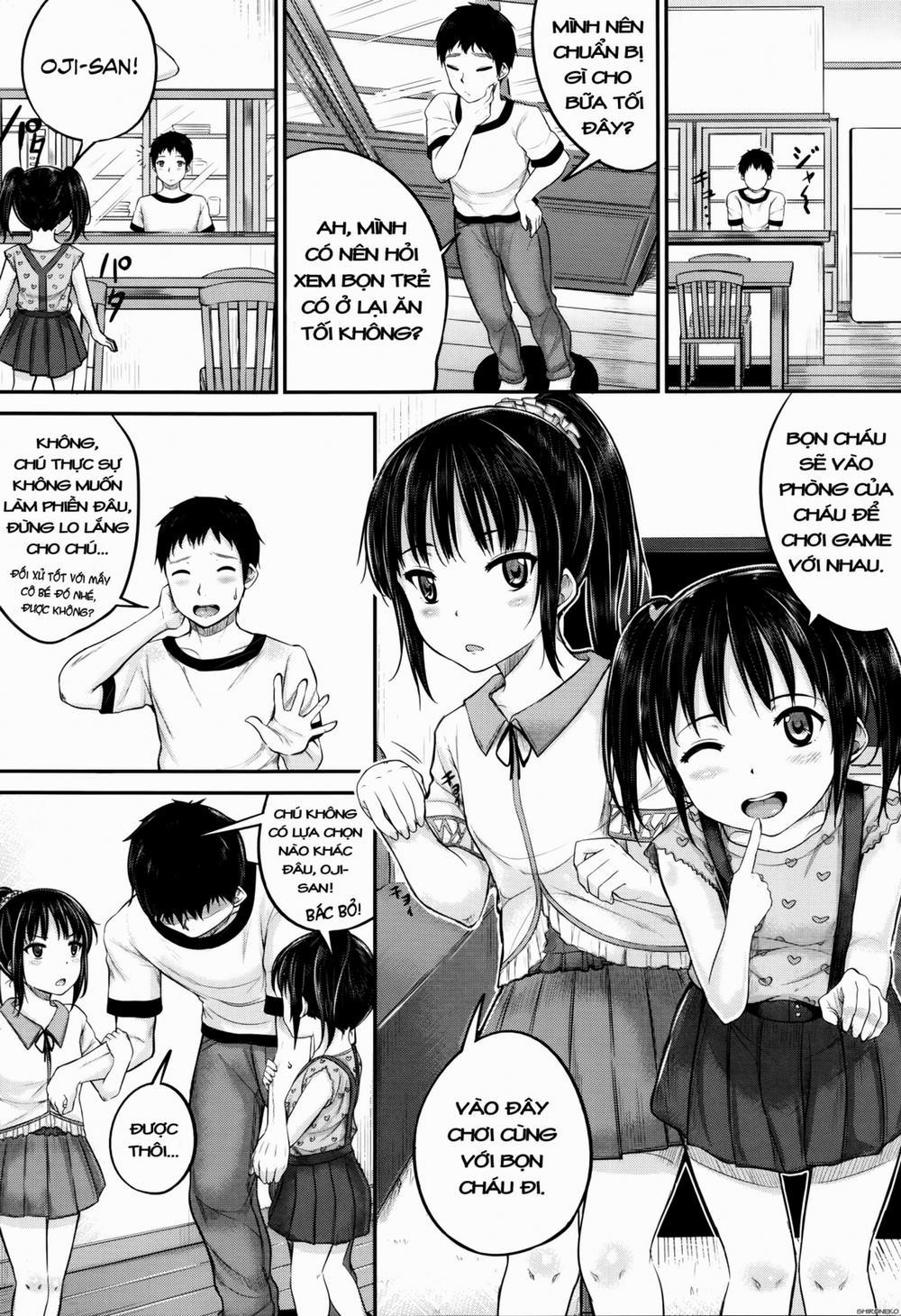HentaiVN.net - Ảnh 3 - Kodomo Datte H Nano [They're just kids but they're sluts] - Chap 4.1 Hôm nay cháu tôi mời bạn đến chơi! Phần 1