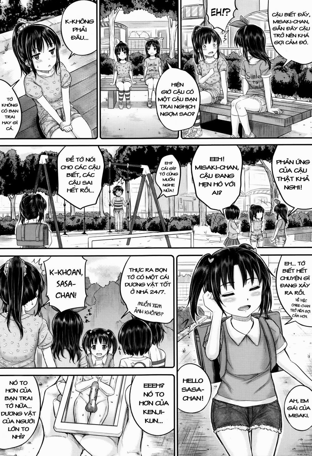 HentaiVN.net - Ảnh 9 - Kodomo Datte H Nano [They're just kids but they're sluts] - Chap 4.1 Hôm nay cháu tôi mời bạn đến chơi! Phần 1