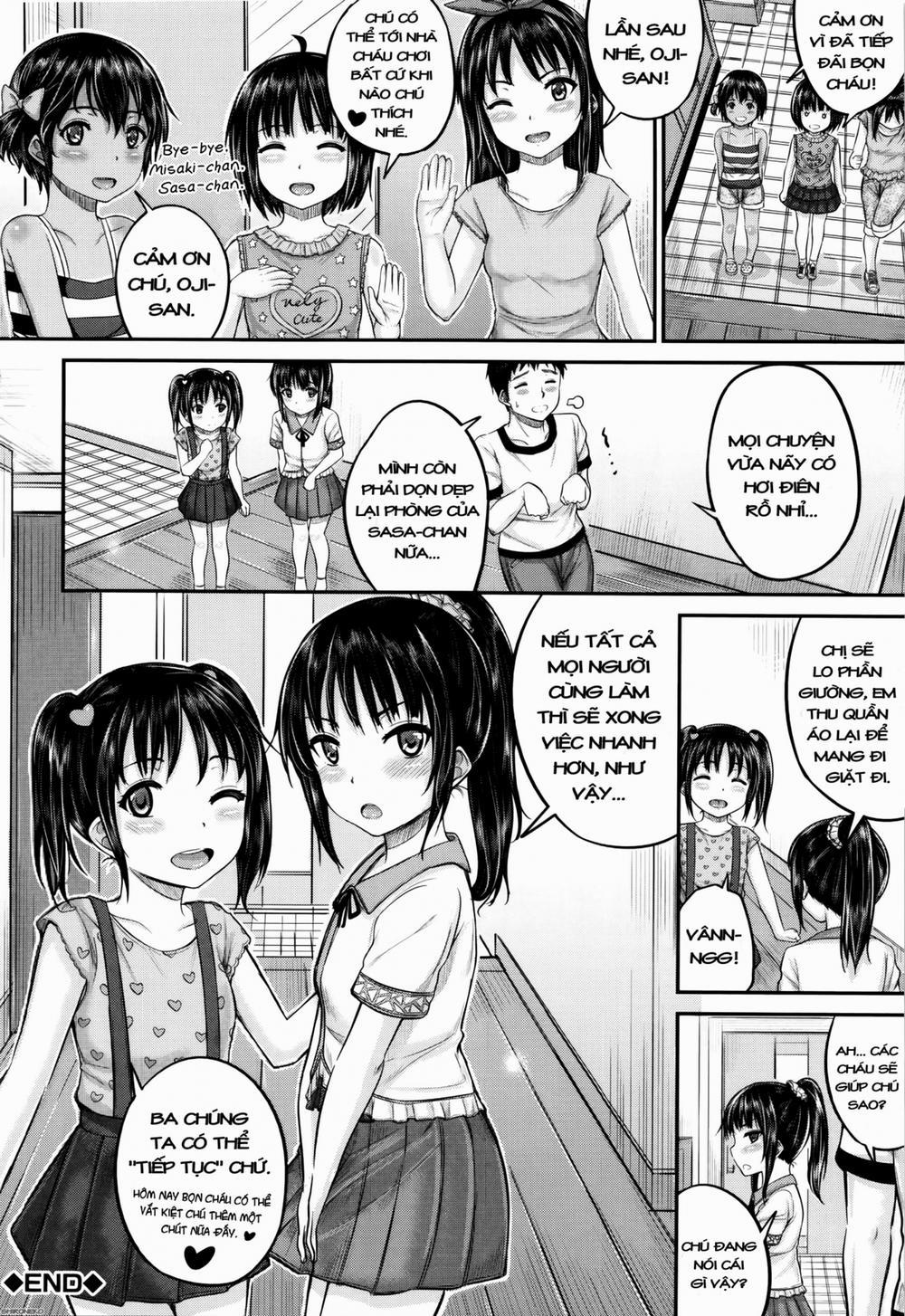HentaiVN.net - Ảnh 19 - Kodomo Datte H Nano [They're just kids but they're sluts] - Chap 4.2 Hôm nay cháu tôi mời bạn đến chơi! Phần 2