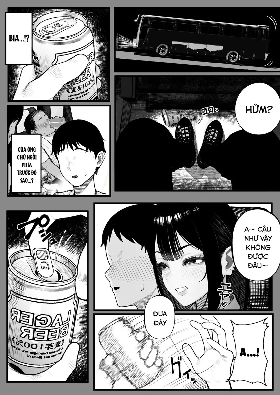 HentaiVN.net - Ảnh 10 - Lén lút trên chuyến xe - Oneshot